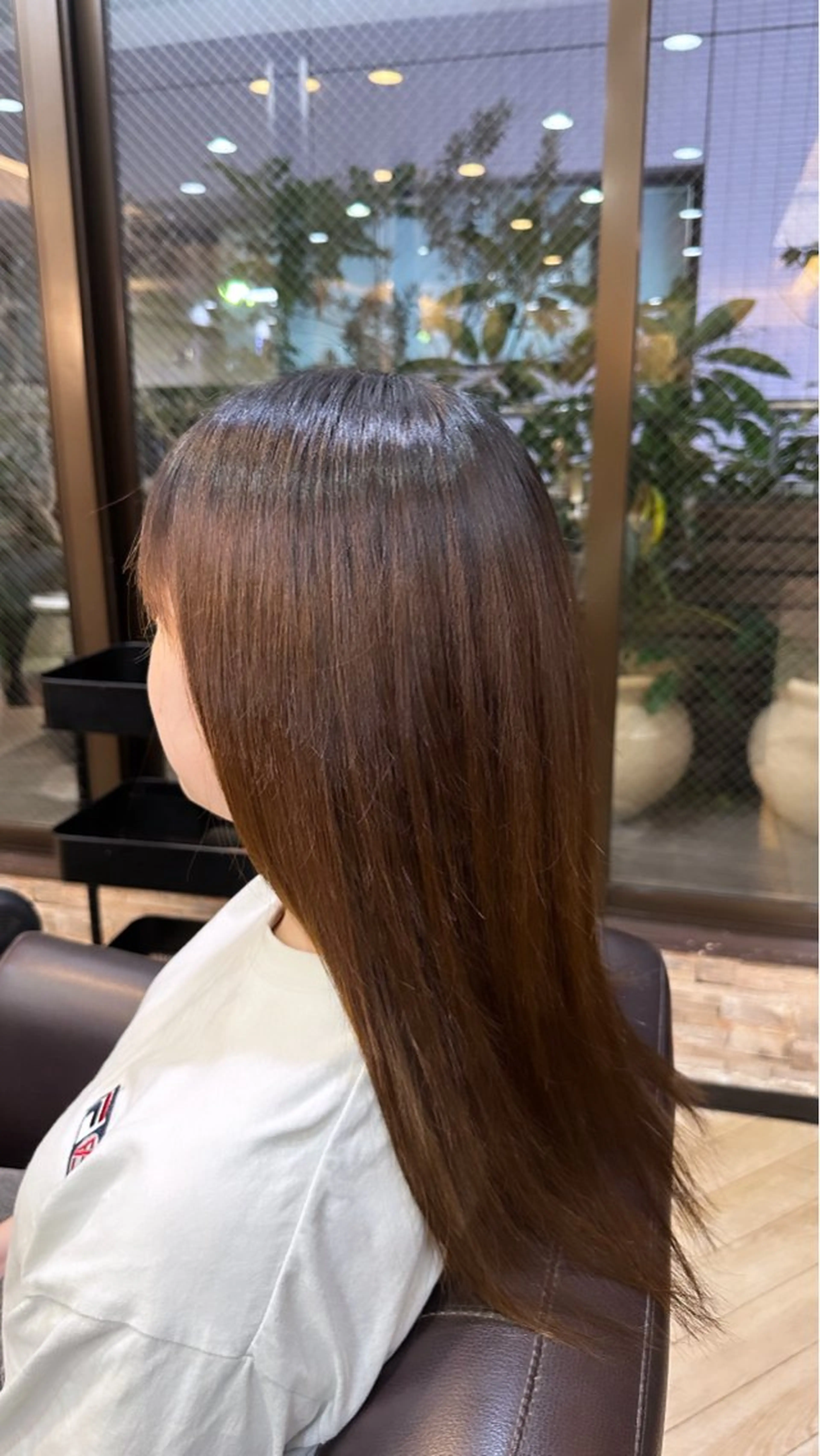 ロング 縮毛矯正 縮毛矯正&髪質改善/ きょうの🐺のヘアスタイル