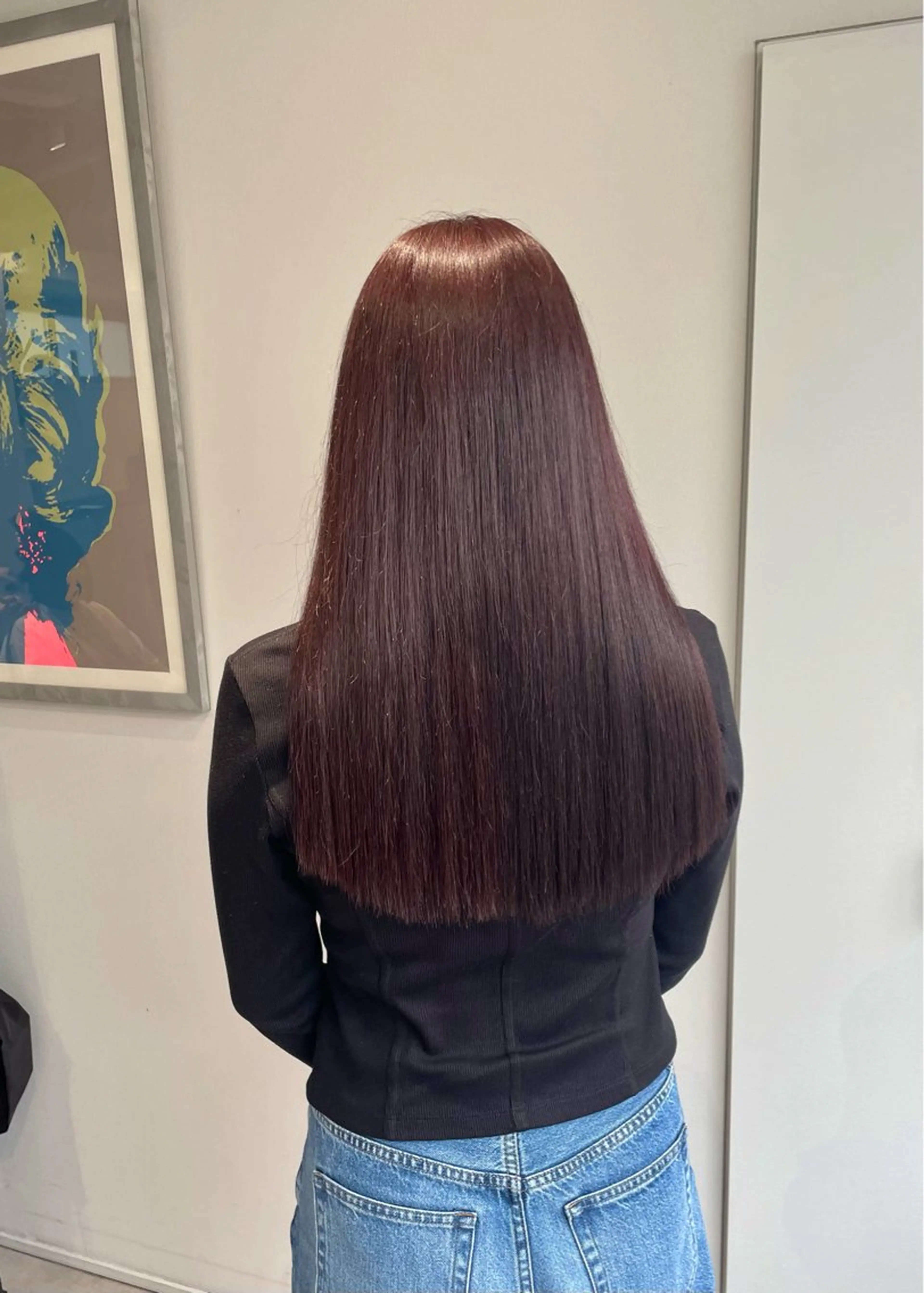 ロング カラー ボルドーカラー 💝透明感/ブリーチ /れい💝のヘアスタイル