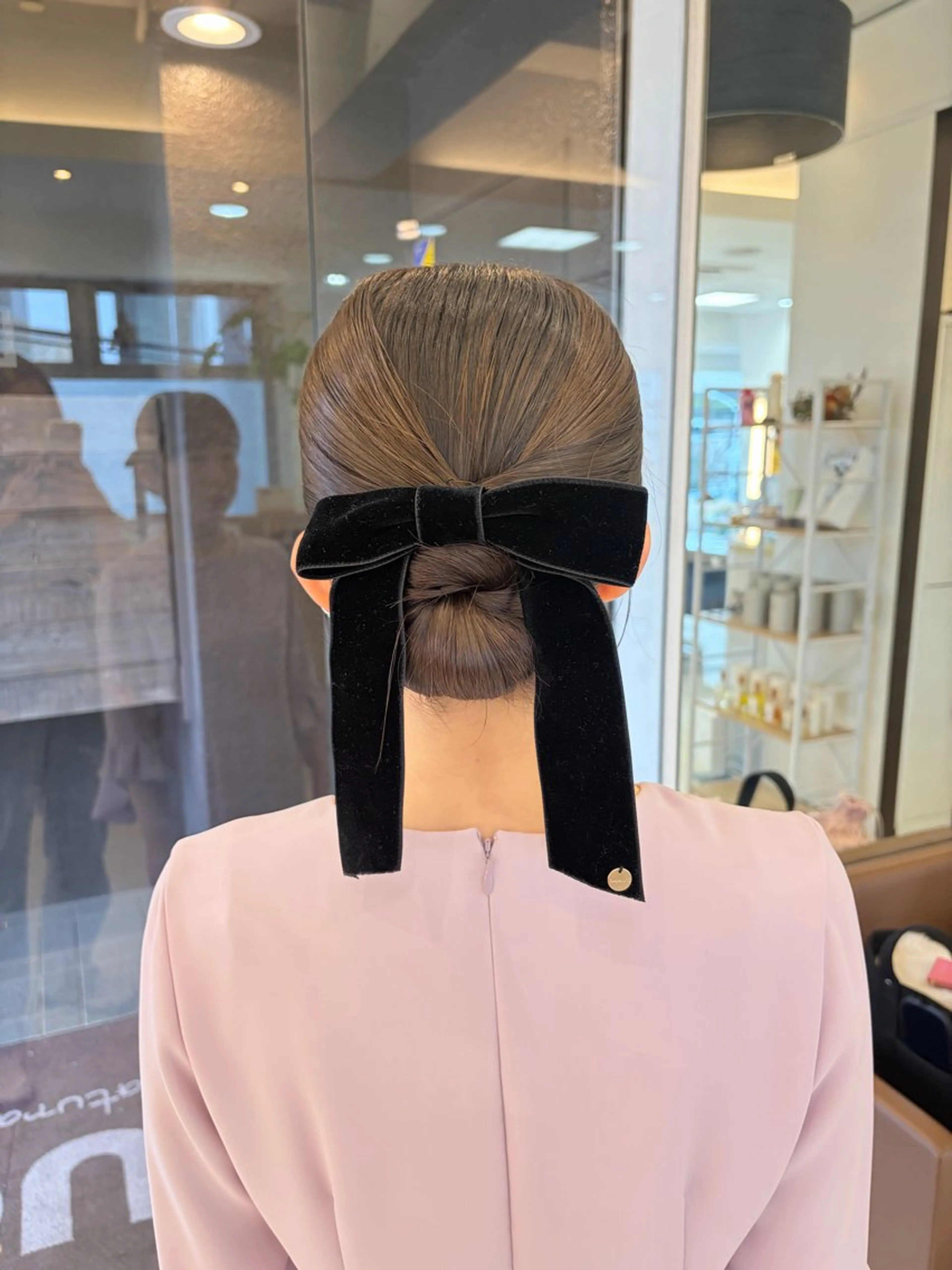 セミロング ヘアセット 鎌倉/アレンジ/暗髪 /髪質改善/ ユキミのヘアスタイル