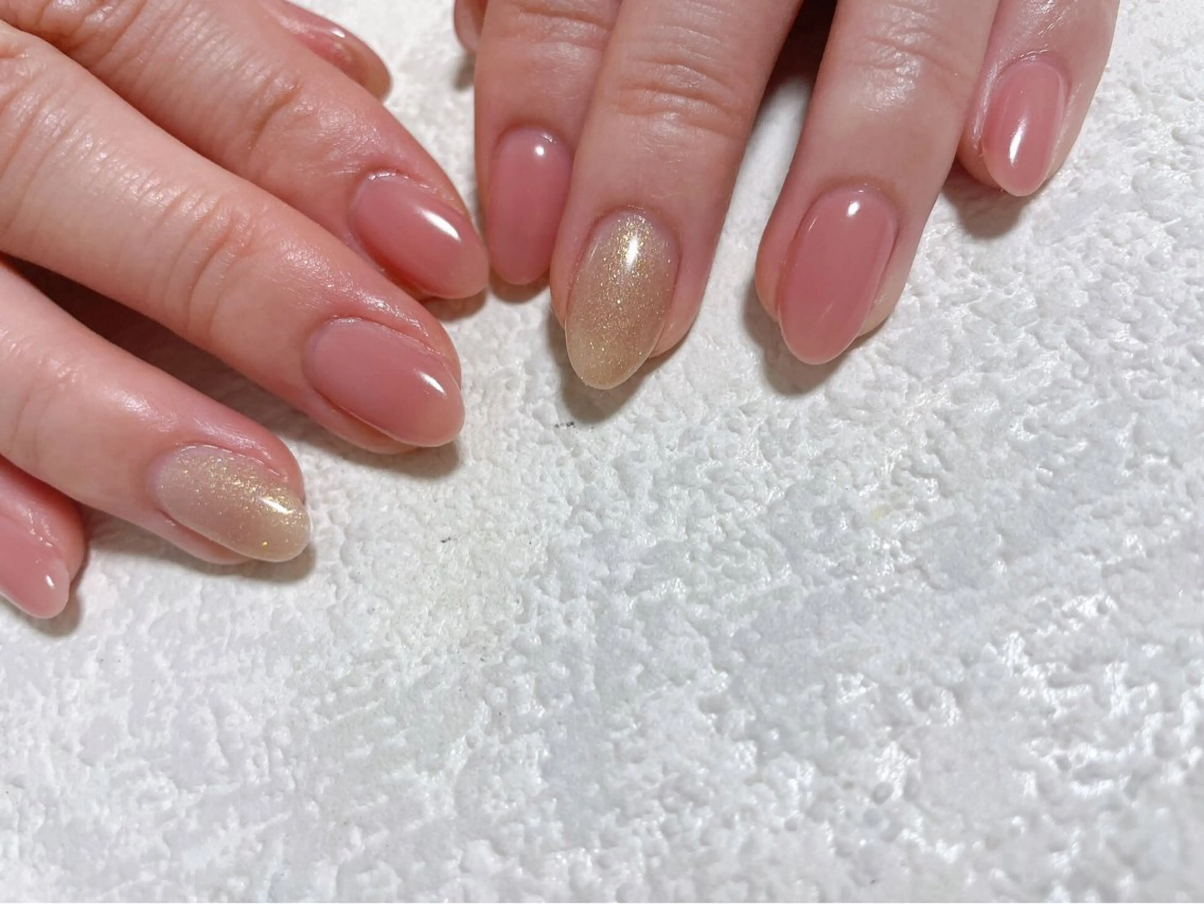 ネイル オーロラネイル フットネイル フレンチネイル ジェルネイル 韓国ネイル ハンドネイル Mogu nail 二子玉川のネイルデザイン