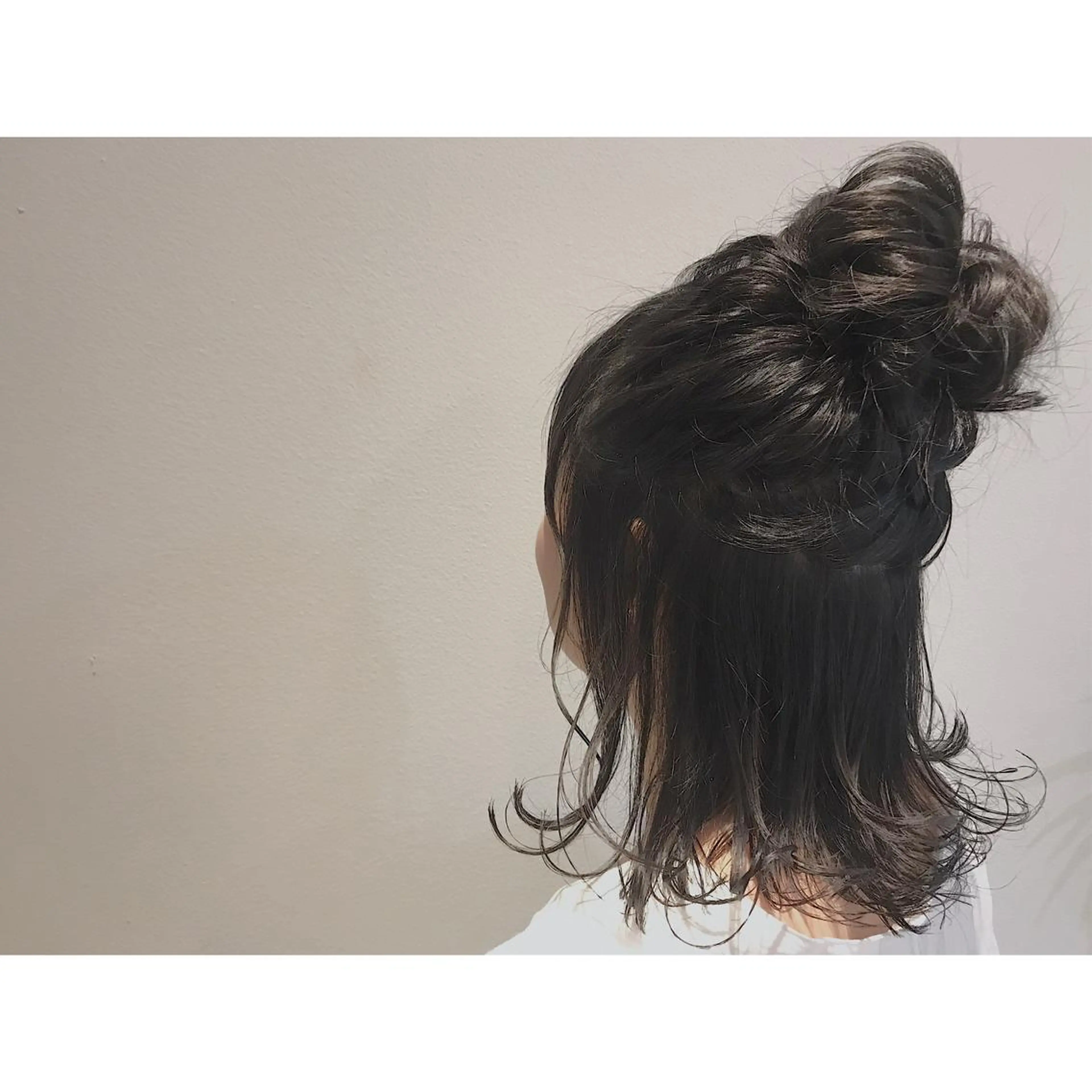 ミディアム カラー ヘアアレンジ なかにし まゆみのヘアスタイル