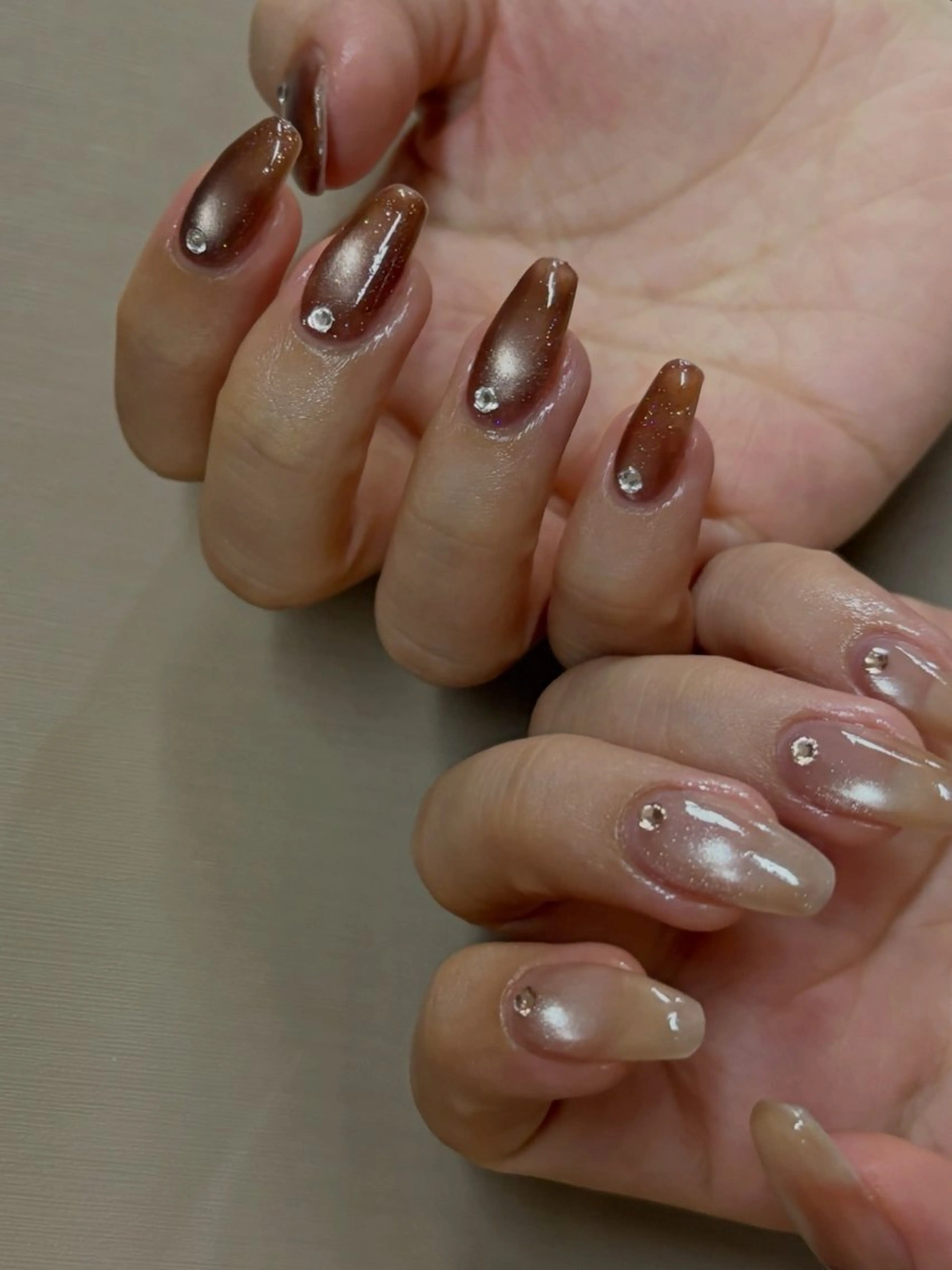 ネイル ハンドネイル 𝑡𝑖𝑎𝑚𓂃 きむらゆきののネイルデザイン