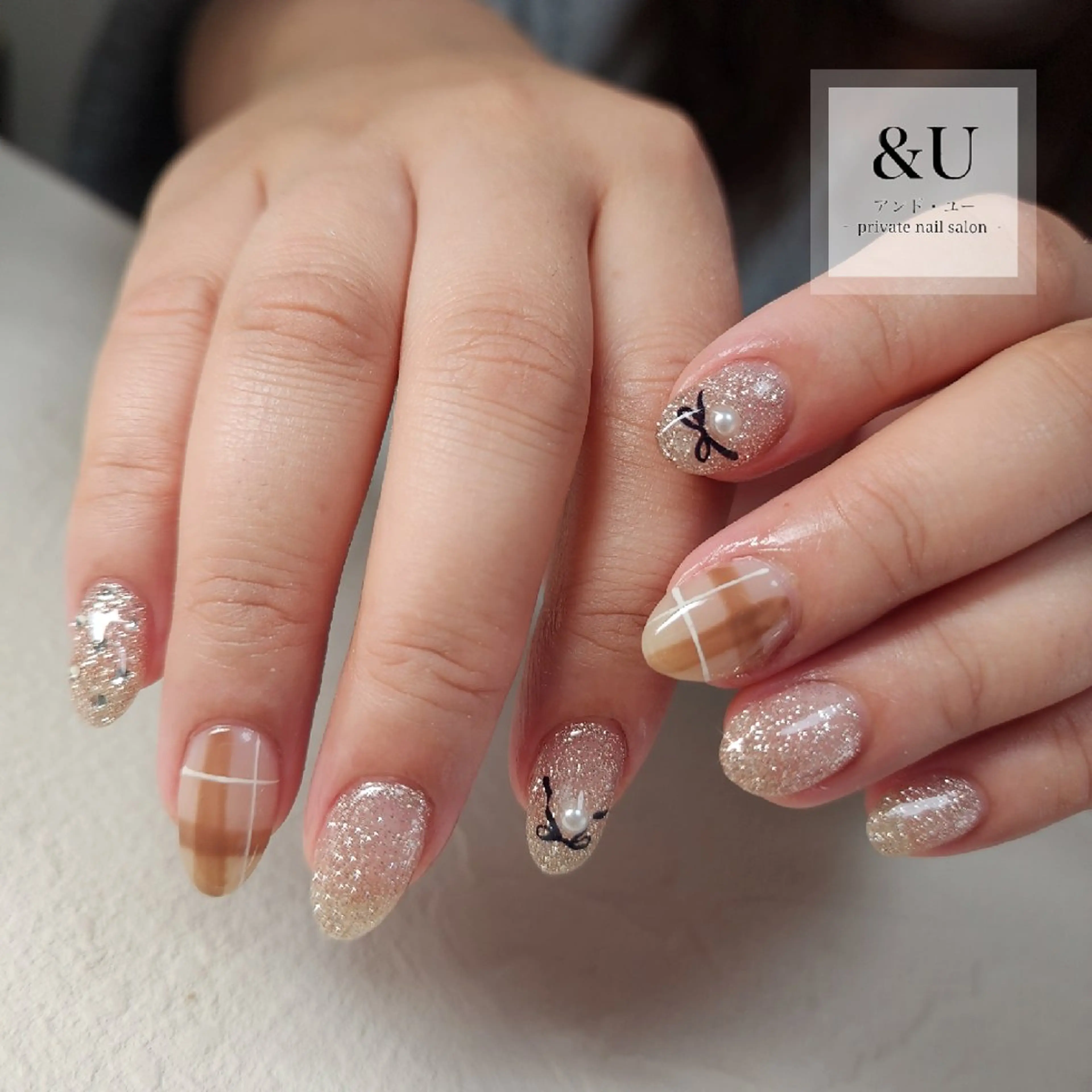 ネイル 持ち込み ハンドネイル ＆Ｕ (アンド・ユー)のネイルデザイン