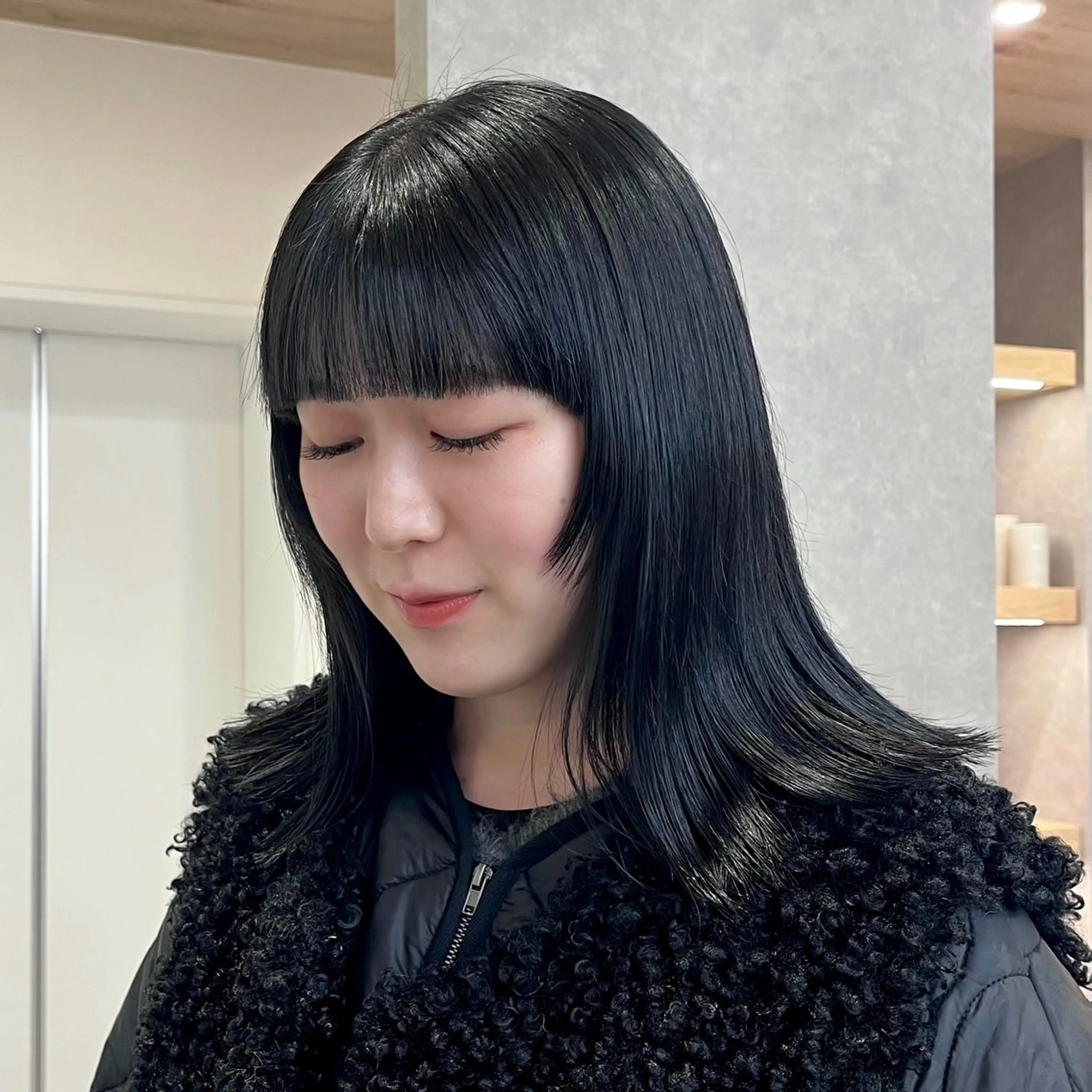 ミディアム カット ヘアカラー トリートメント BASSA立川🌱 Bitouのヘアスタイル