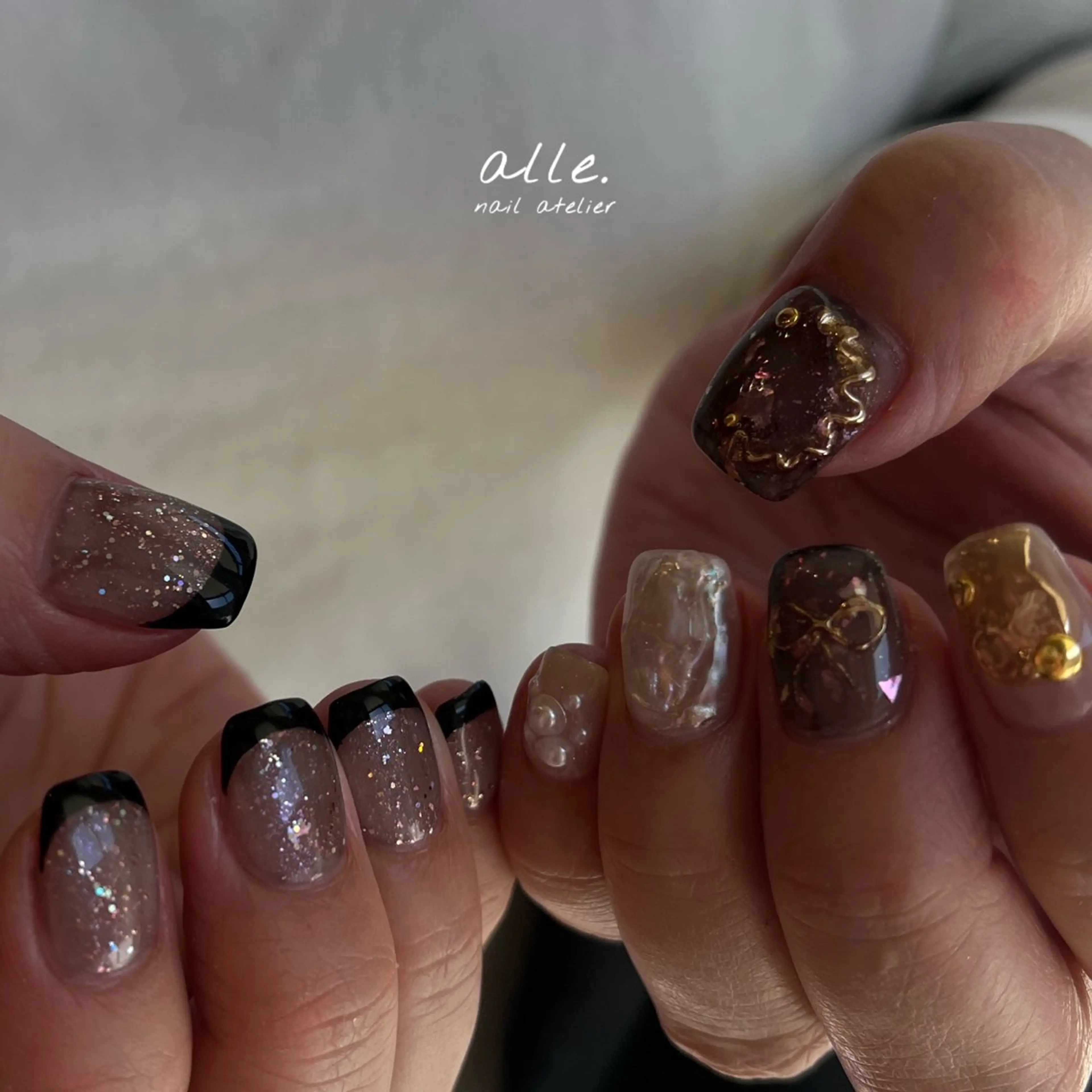 ネイル ハンドネイル atelier alle.のネイルデザイン