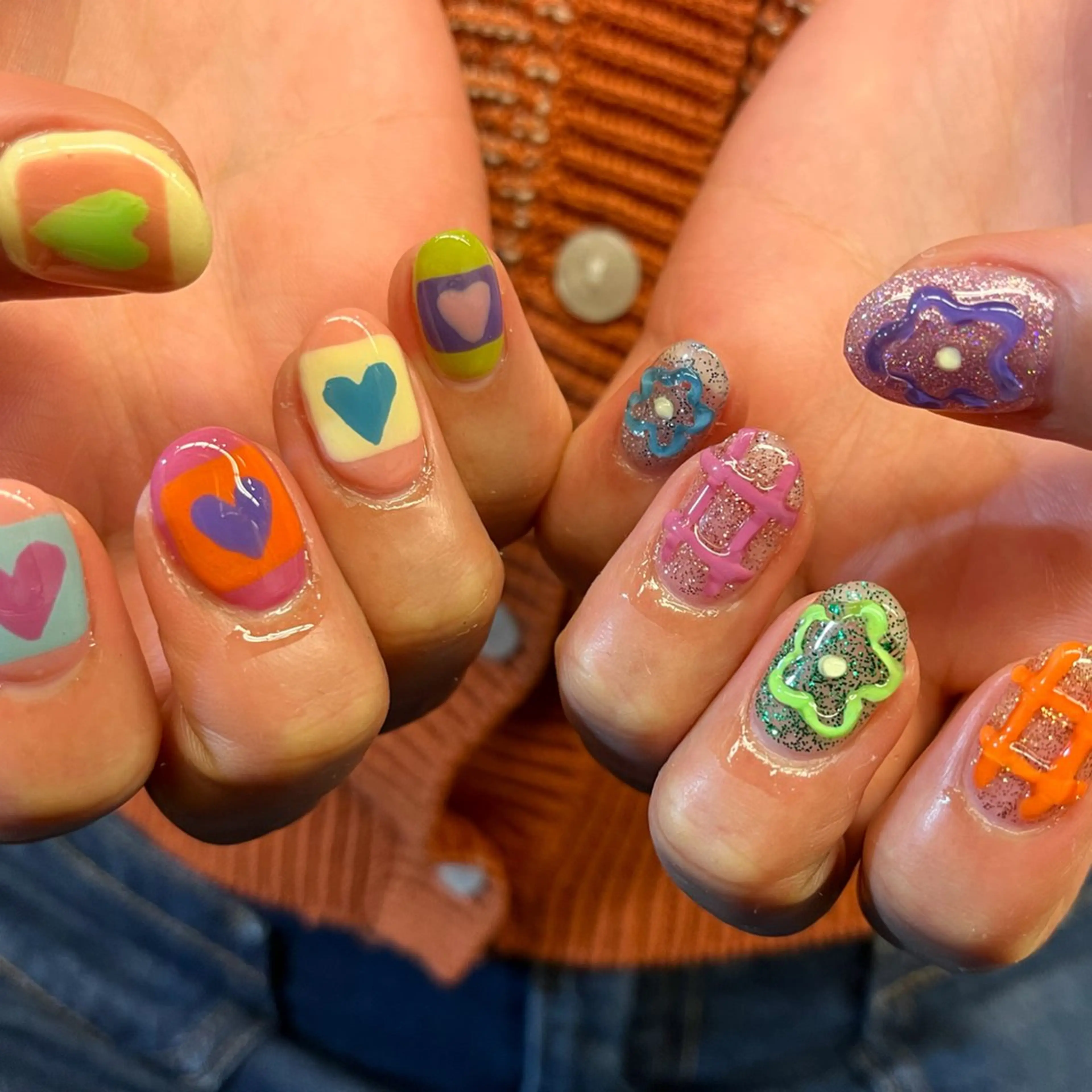 【オフ込み】💅🏽120分アートコース💅🏽(アートやり放題)の写真