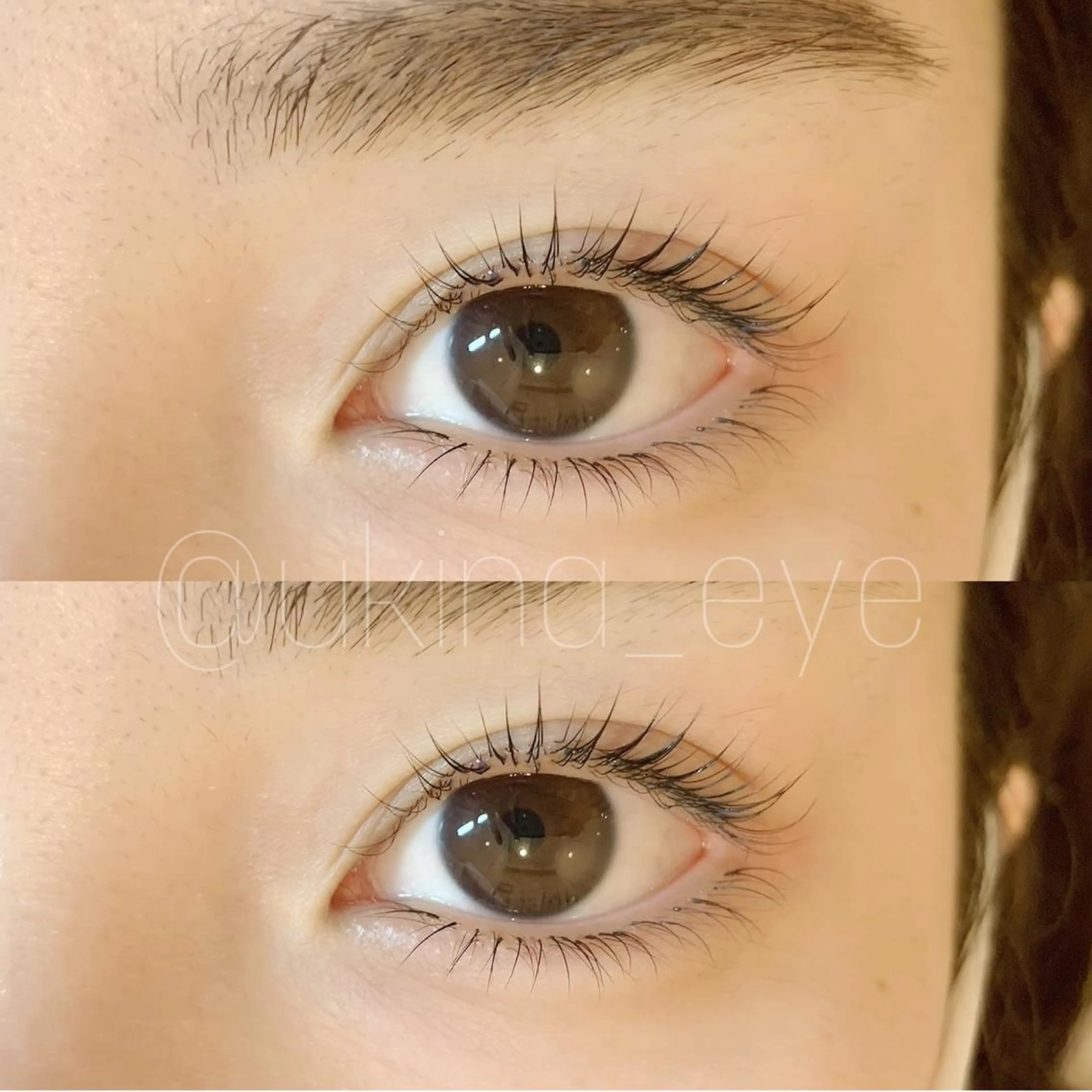 マツエク・マツパ パリジェンヌラッシュリフト 下まつげエクステ Roco'Lush カジ ユキナのマツエク・マツパデザイン