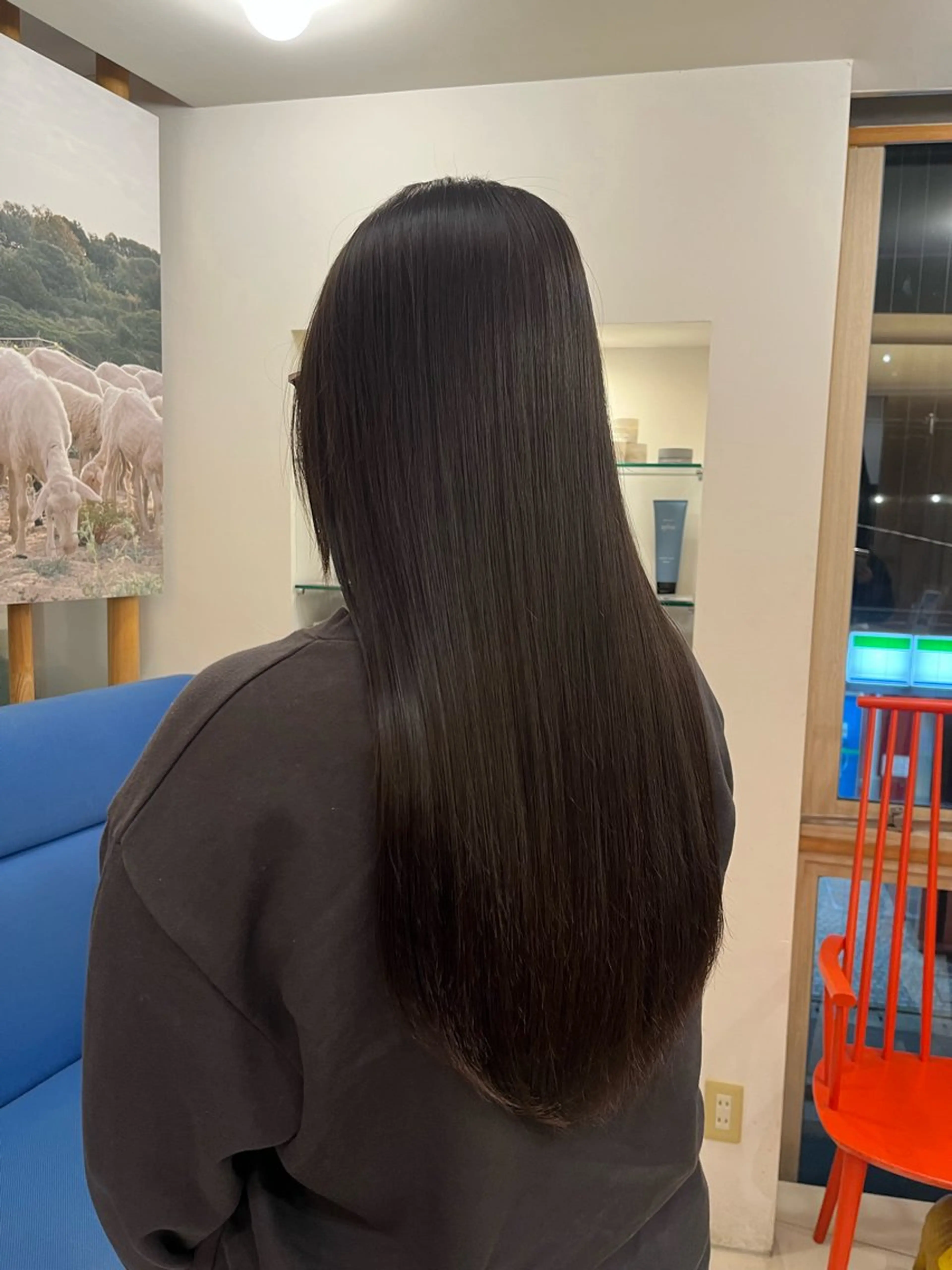 ロング 縮毛矯正 ひなた /鎌倉美容室のヘアスタイル