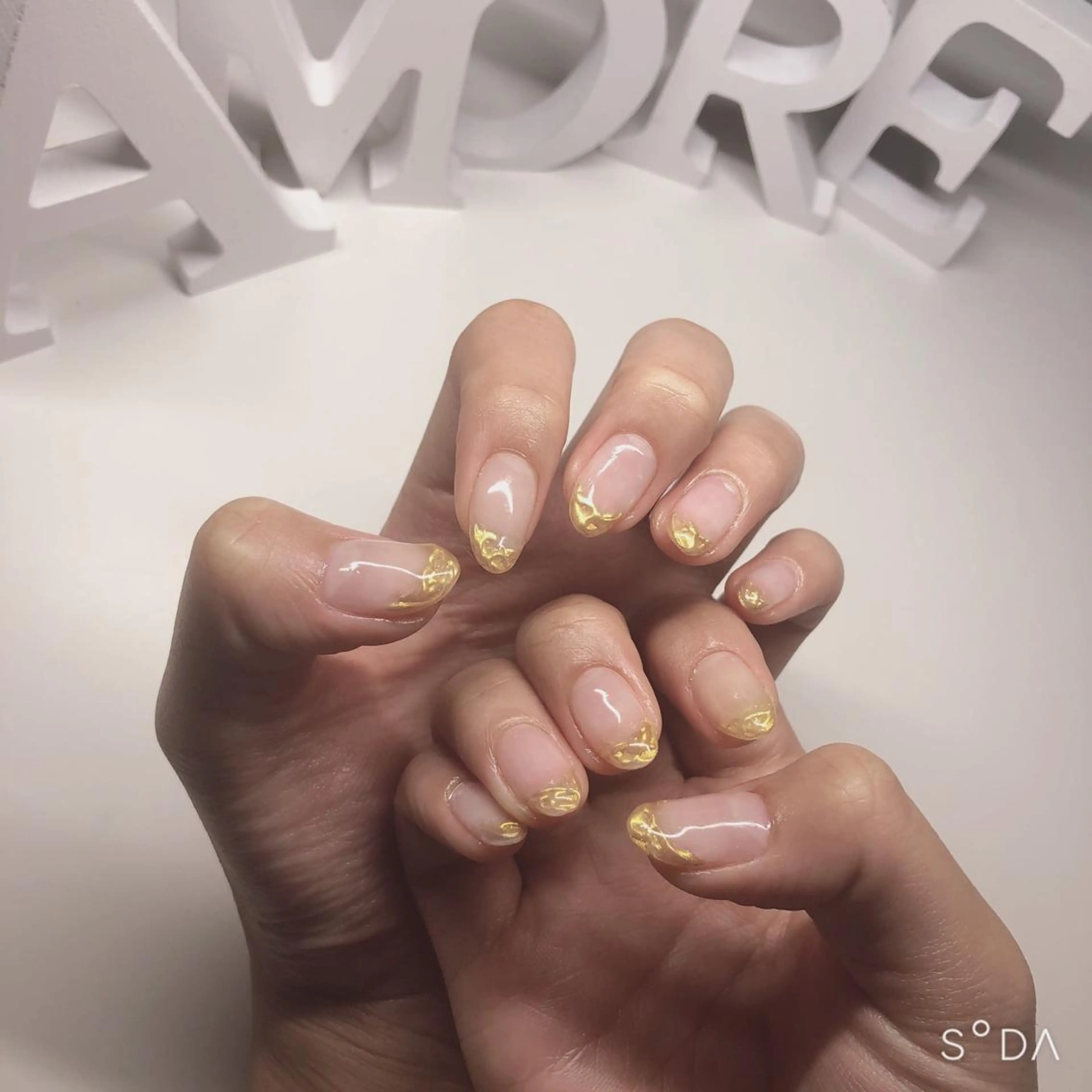 ネイル クリアネイル ジェルネイル ミラーネイル You kyehwaのネイルデザイン