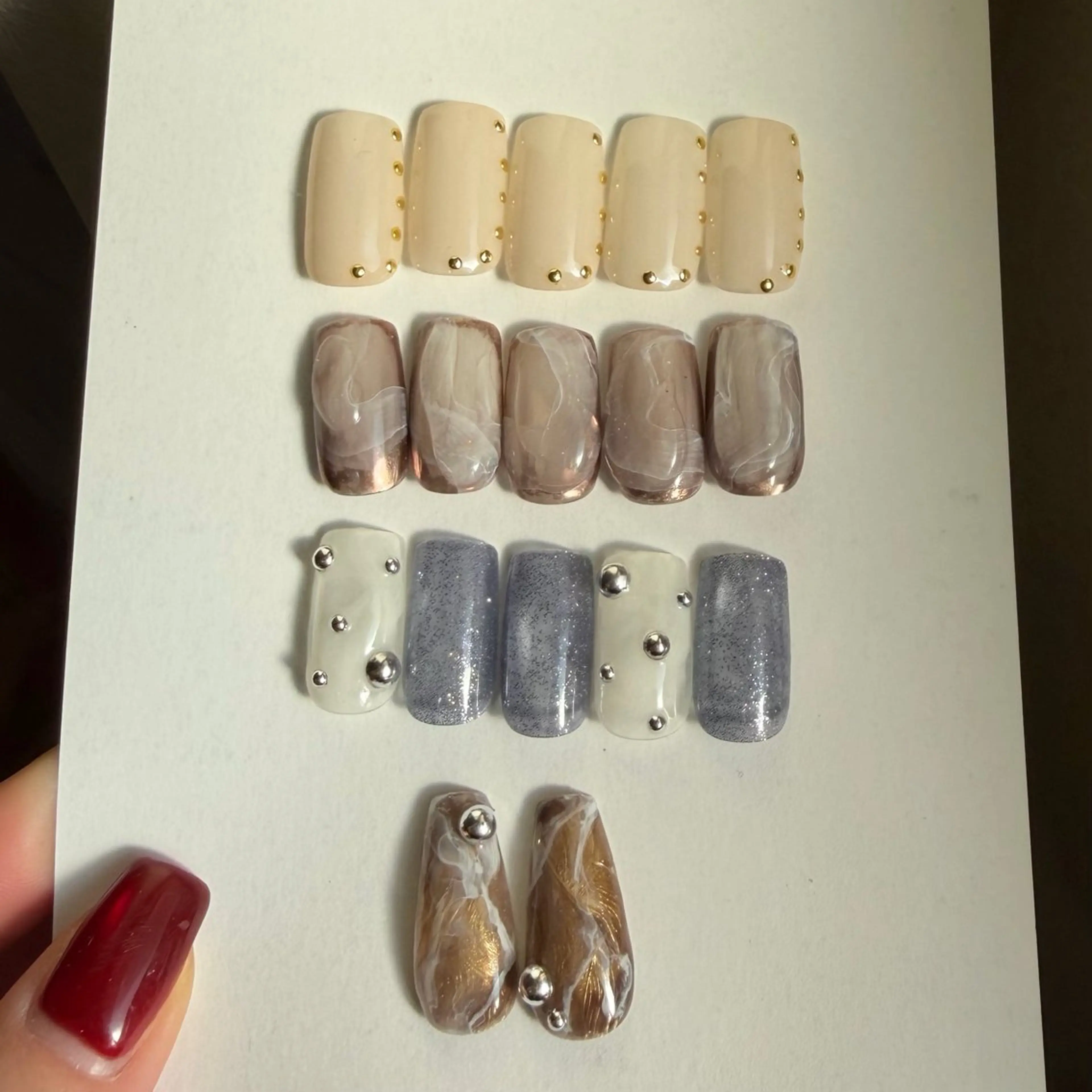 限定デザインネイルの写真