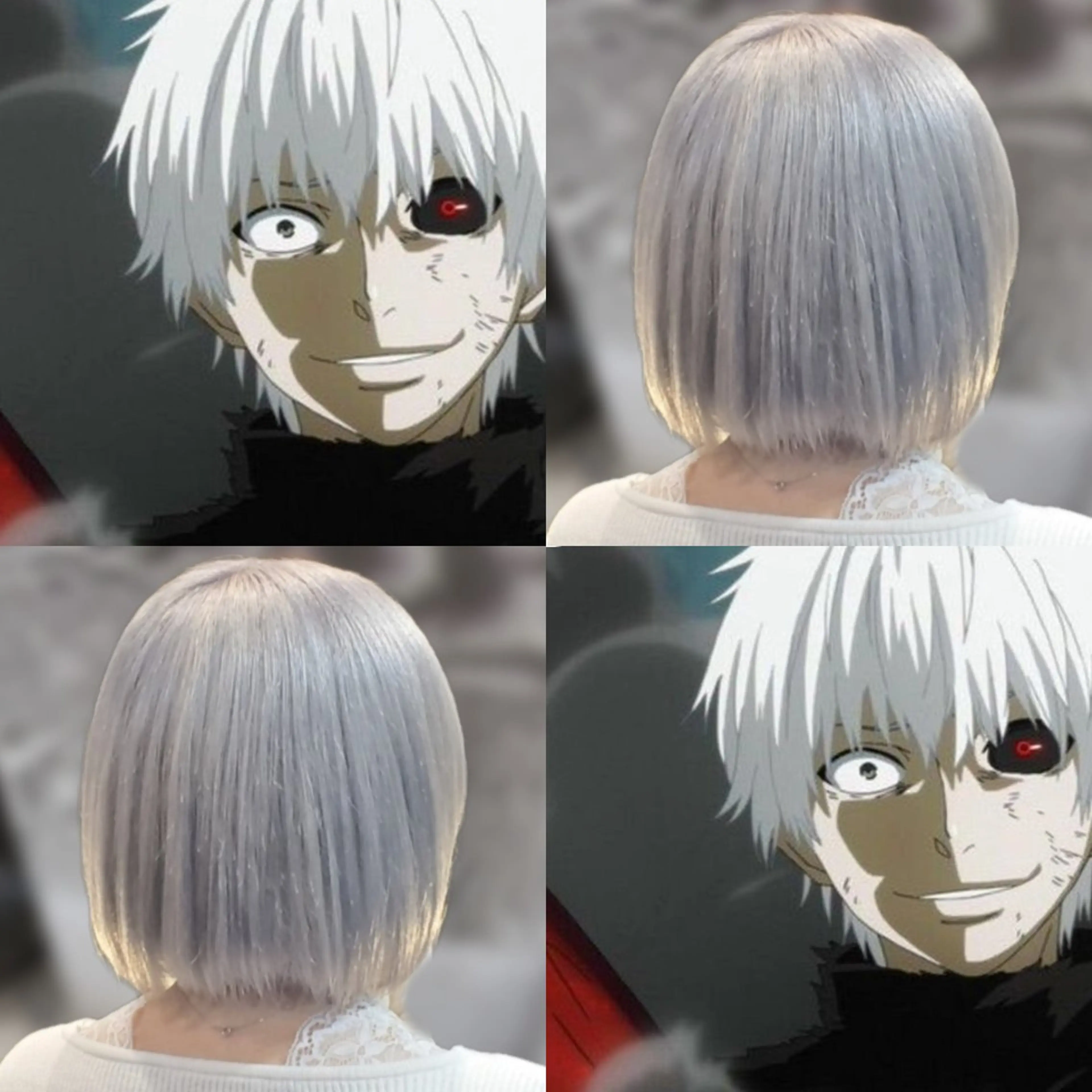 ミディアム ヘアカラー 派手髪/ハイトーン/ エクステ✨ユウキのヘアスタイル