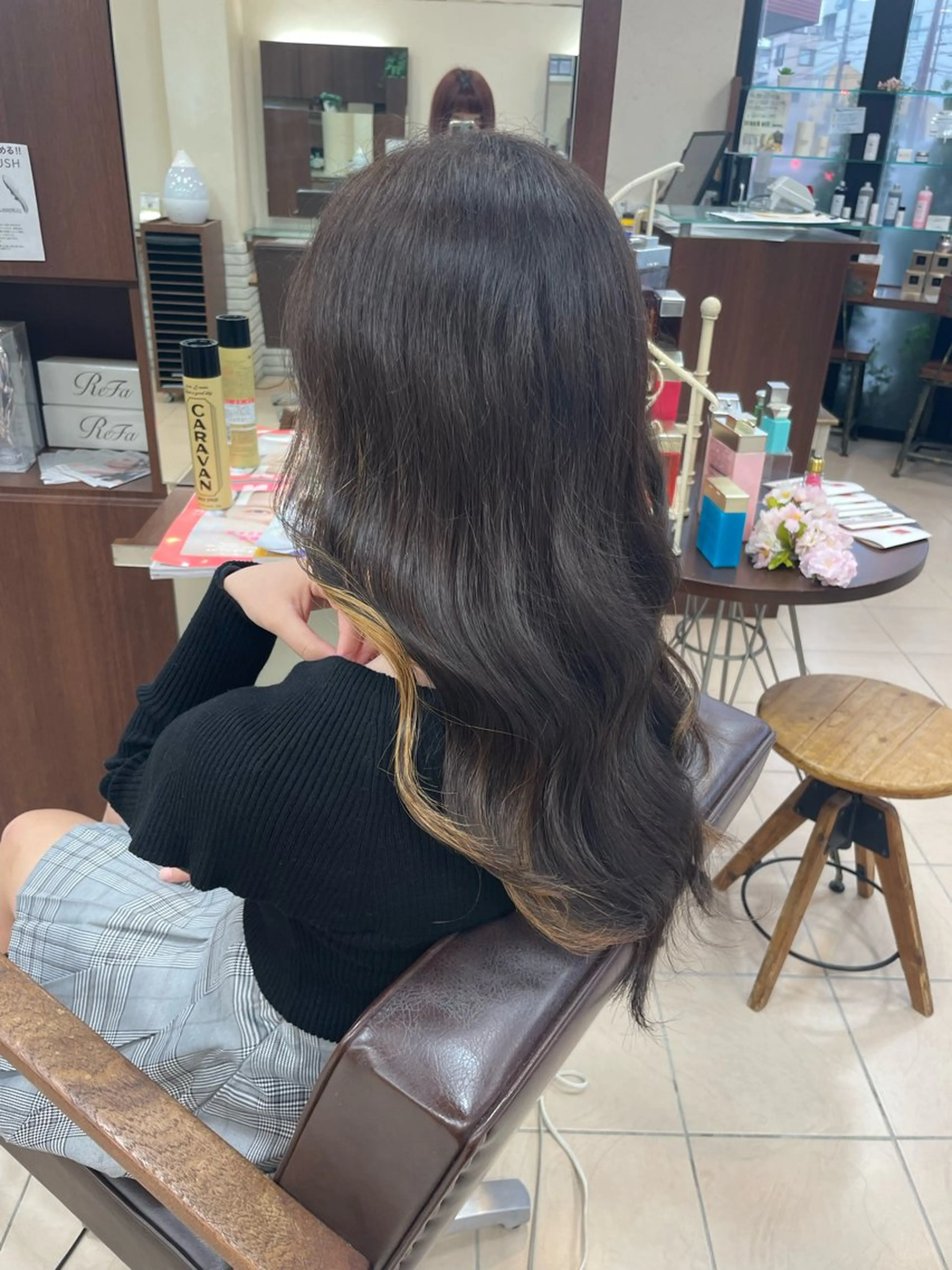 ロング カラー ハイトーン×デザイン 🪽🫧HIKARIのヘアスタイル