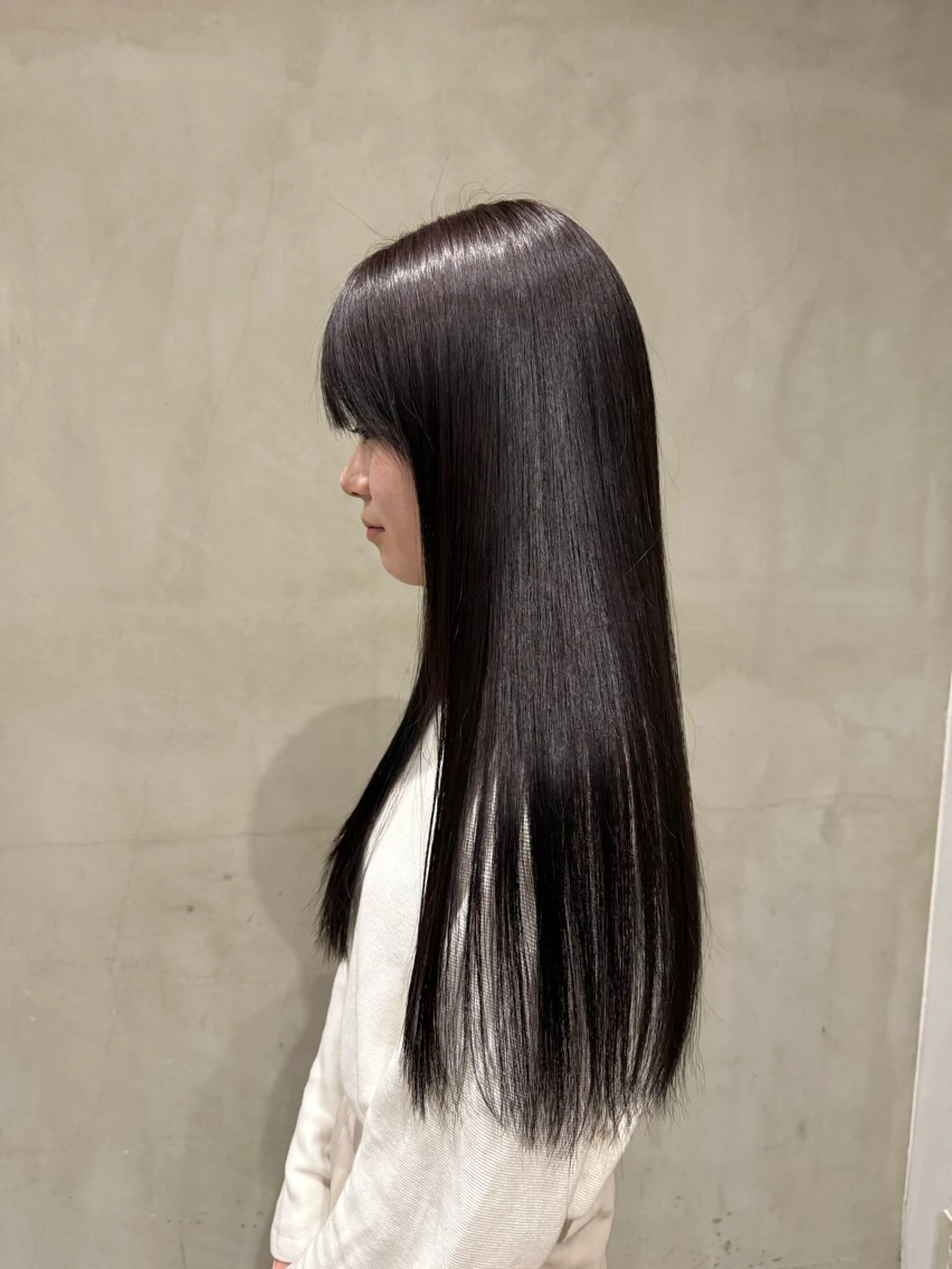 ロング トリートメント ヘアカラー HAIR ICI 山崎友裕のヘアスタイル