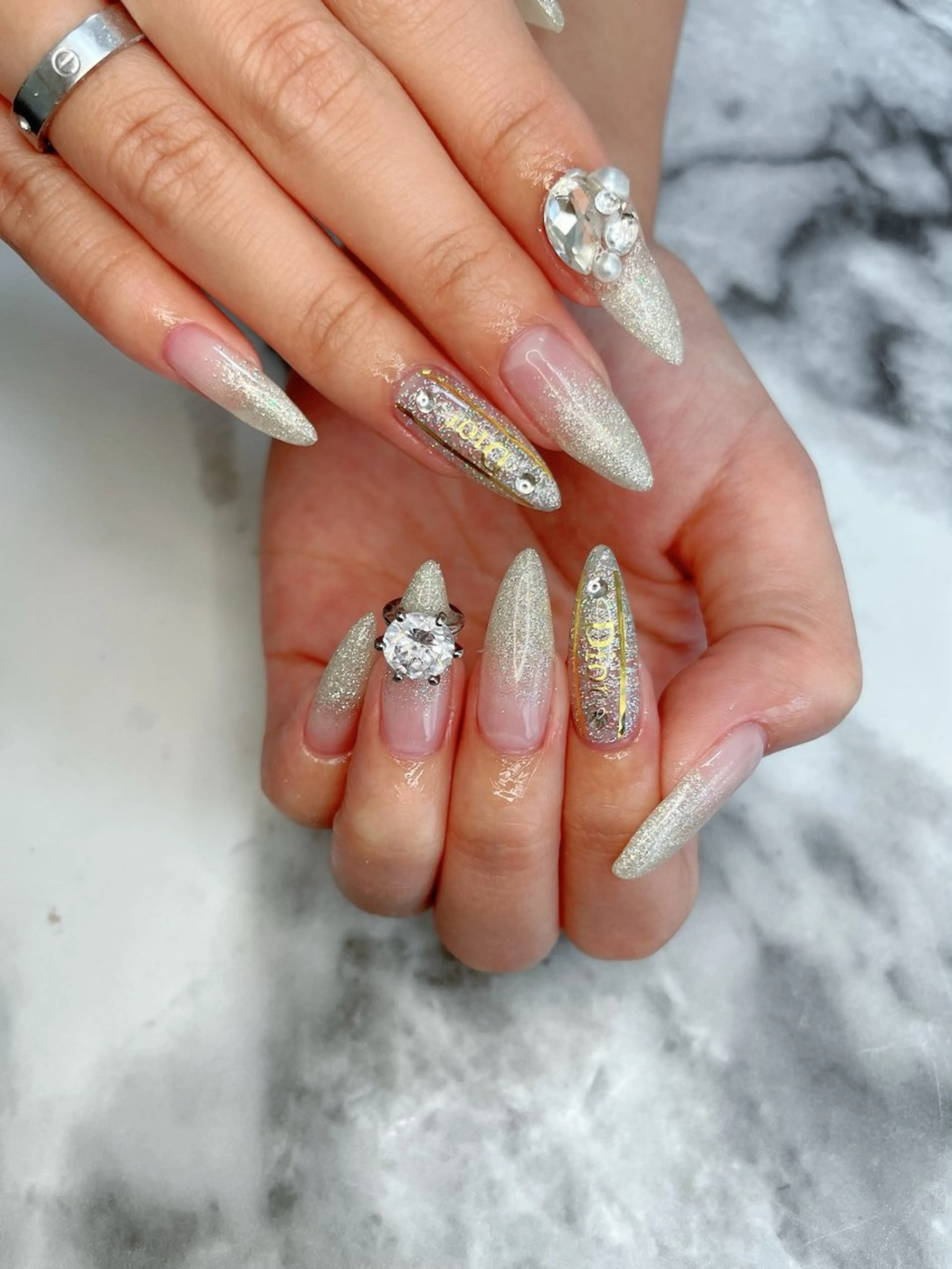 ネイル ロングネイル ハンドネイル salon de belnetta所属・kayo 💅のネイルデザイン