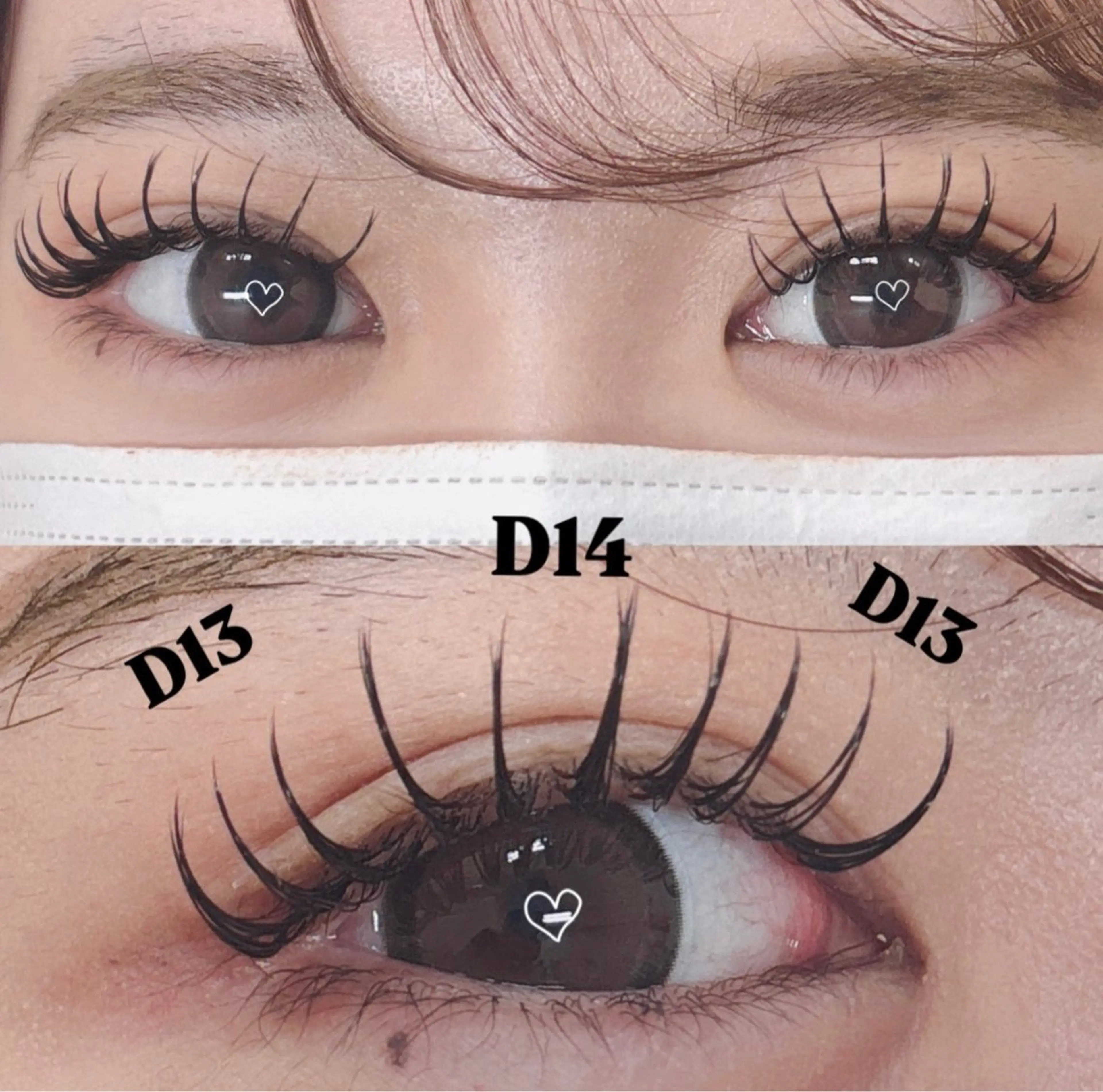 マツエク・マツパ キュート MignonS こはるのヘアスタイル