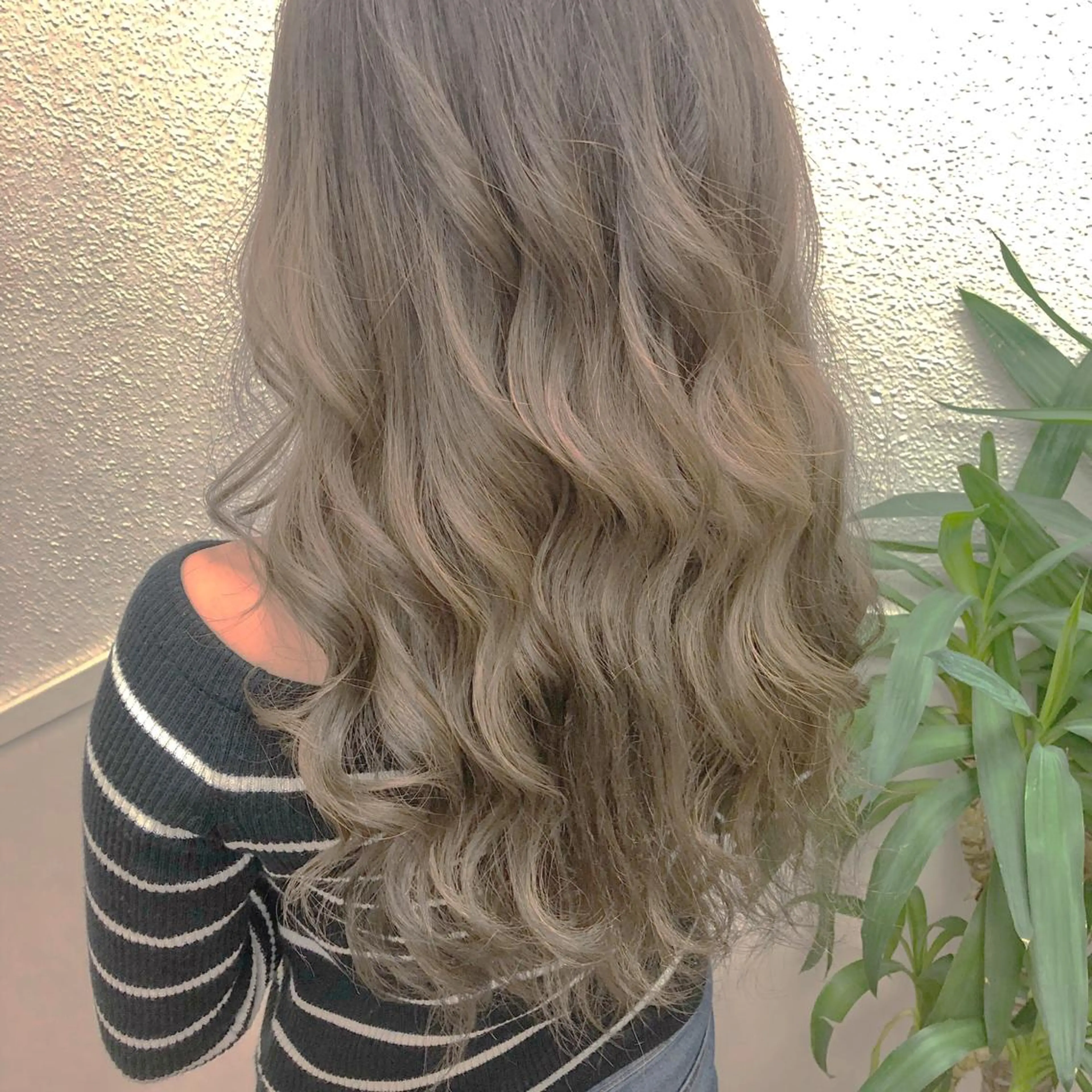 ロング カラー 透明感カラー グレージュ カット ヘアカラー トリートメント 髪質改善/美髪矯 正ヤマモトハルキのヘアスタイル