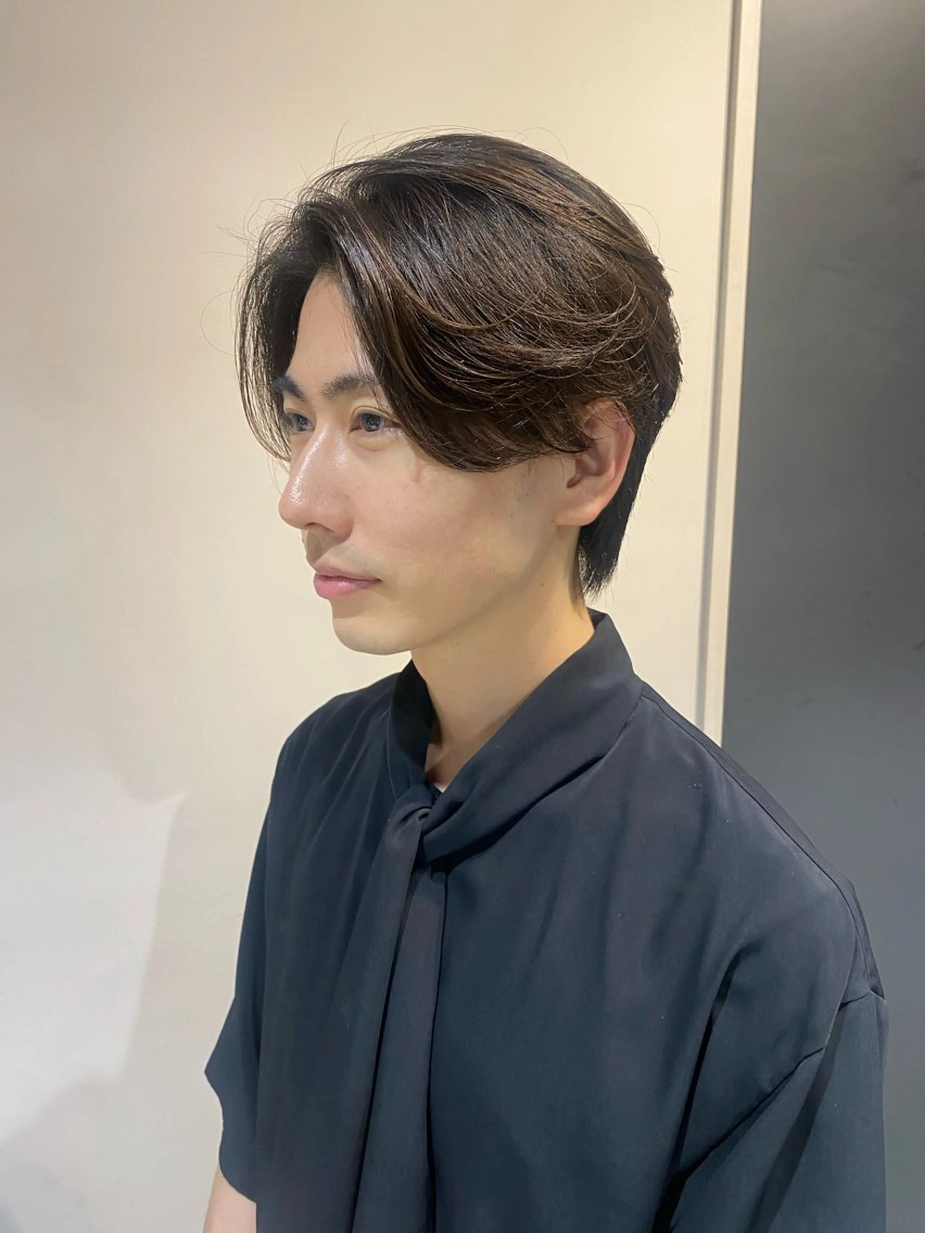 ミディアム パーマ メンズ カット パーマ トリートメント Dxxxx III所属・女性目線の大人 メンズ*Ayakaのヘアスタイル