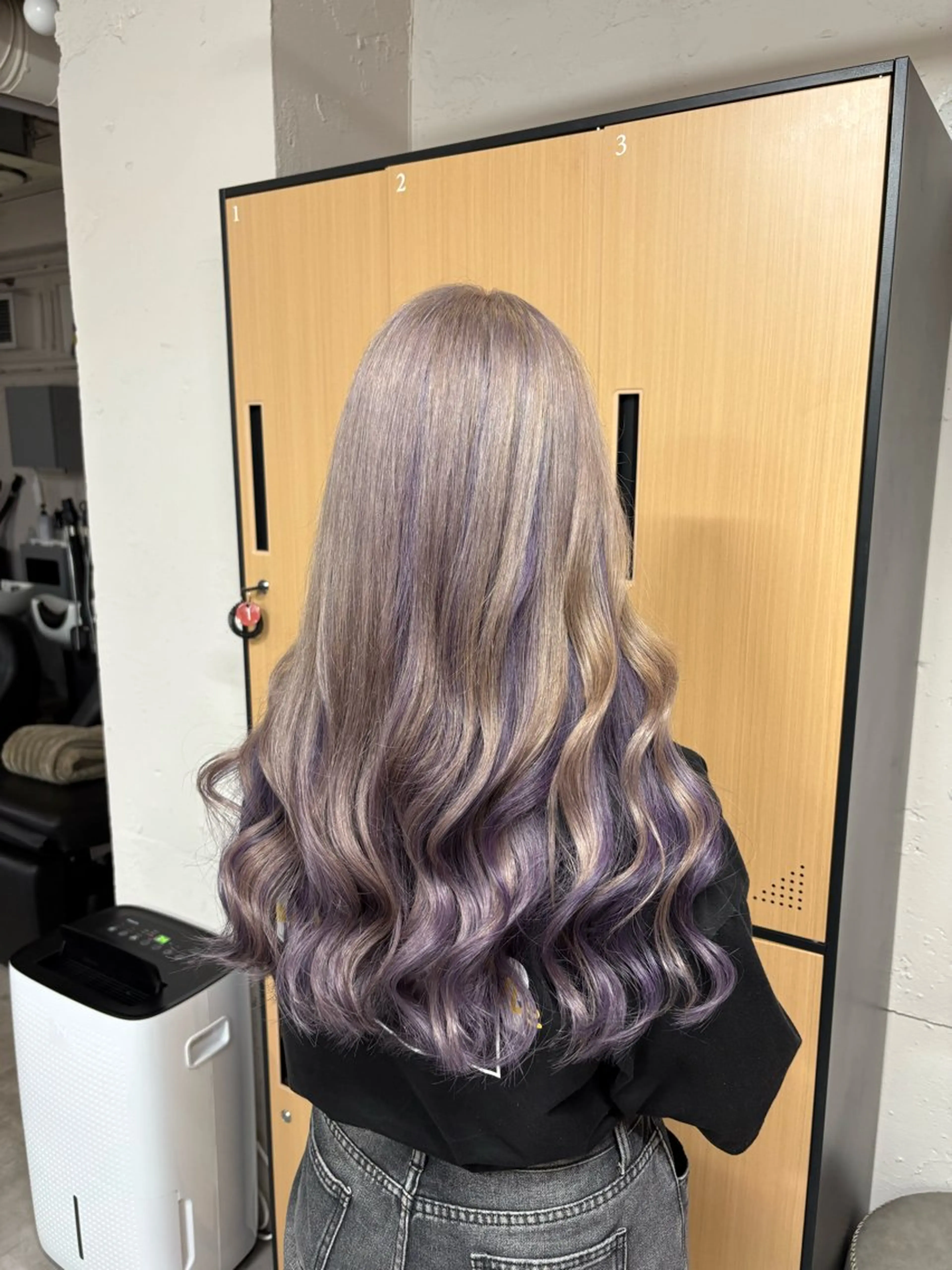 ロング ヘアカラー トリートメント tokute 中野真咲🐺のヘアスタイル