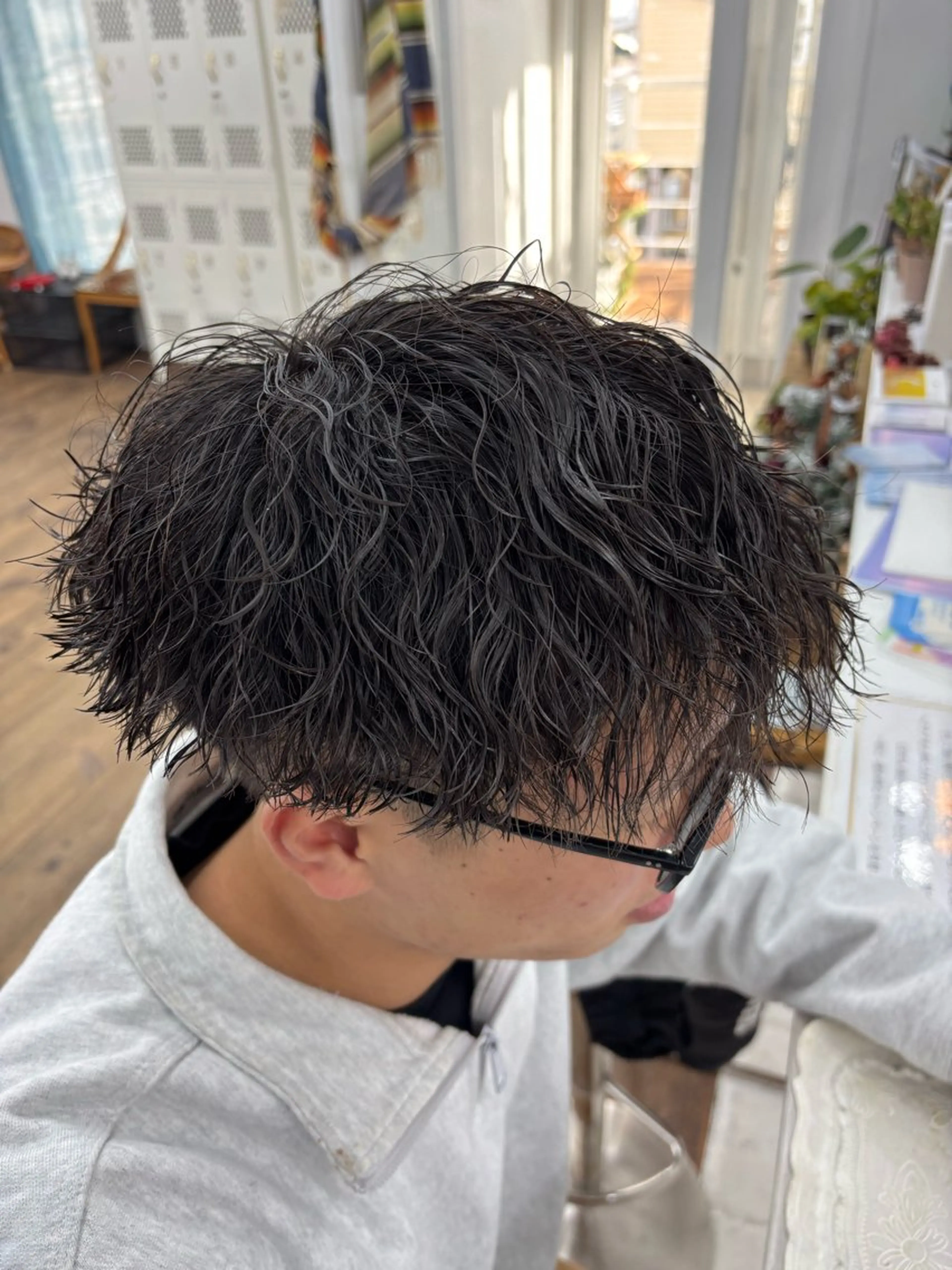 パーマ メンズ カット パーマ メンズ特化サロン Ryomaのヘアスタイル