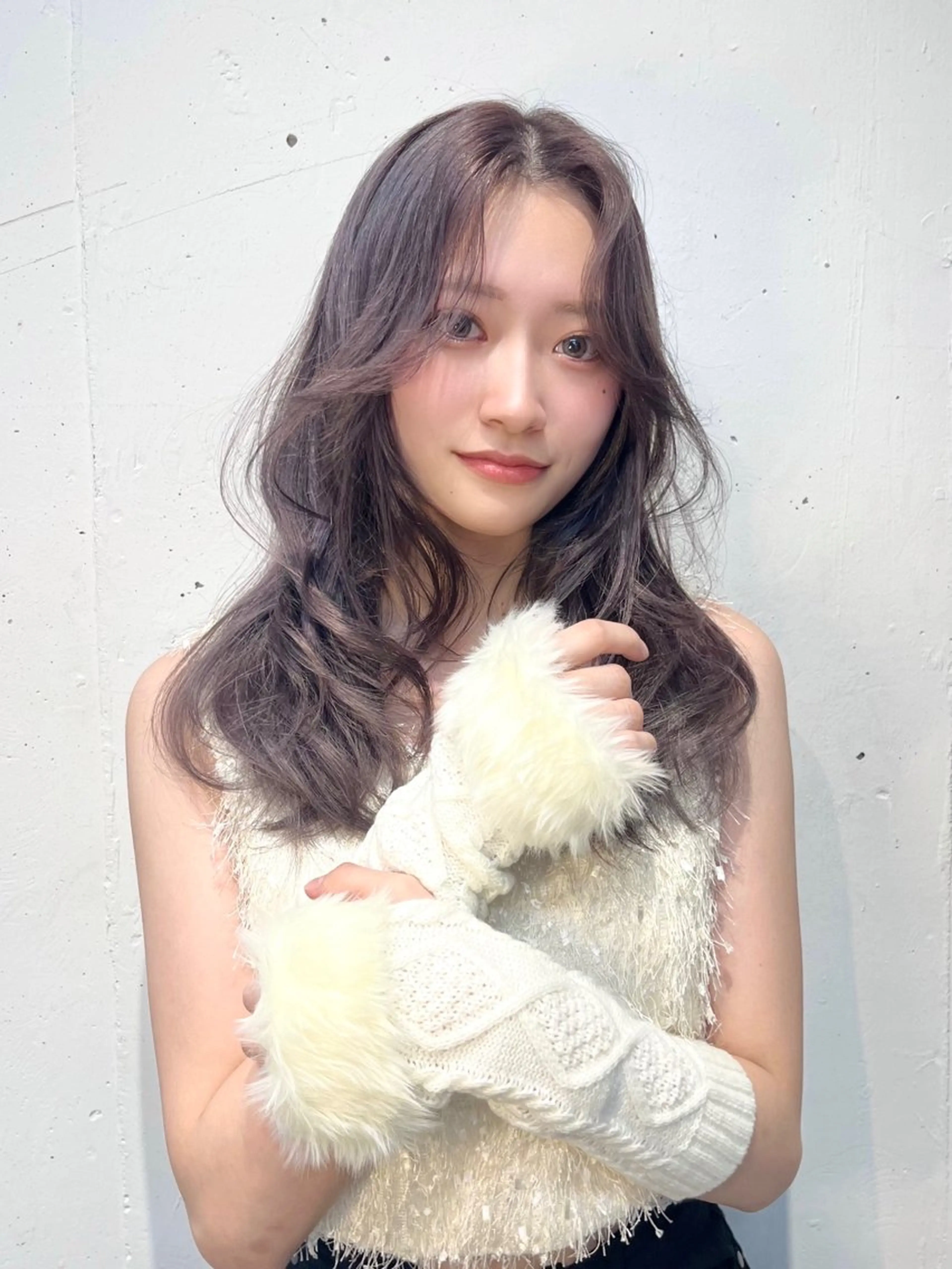 セミロング カラー カット ヘアカラー 🎀taro ブリーチなしカラーのヘアスタイル