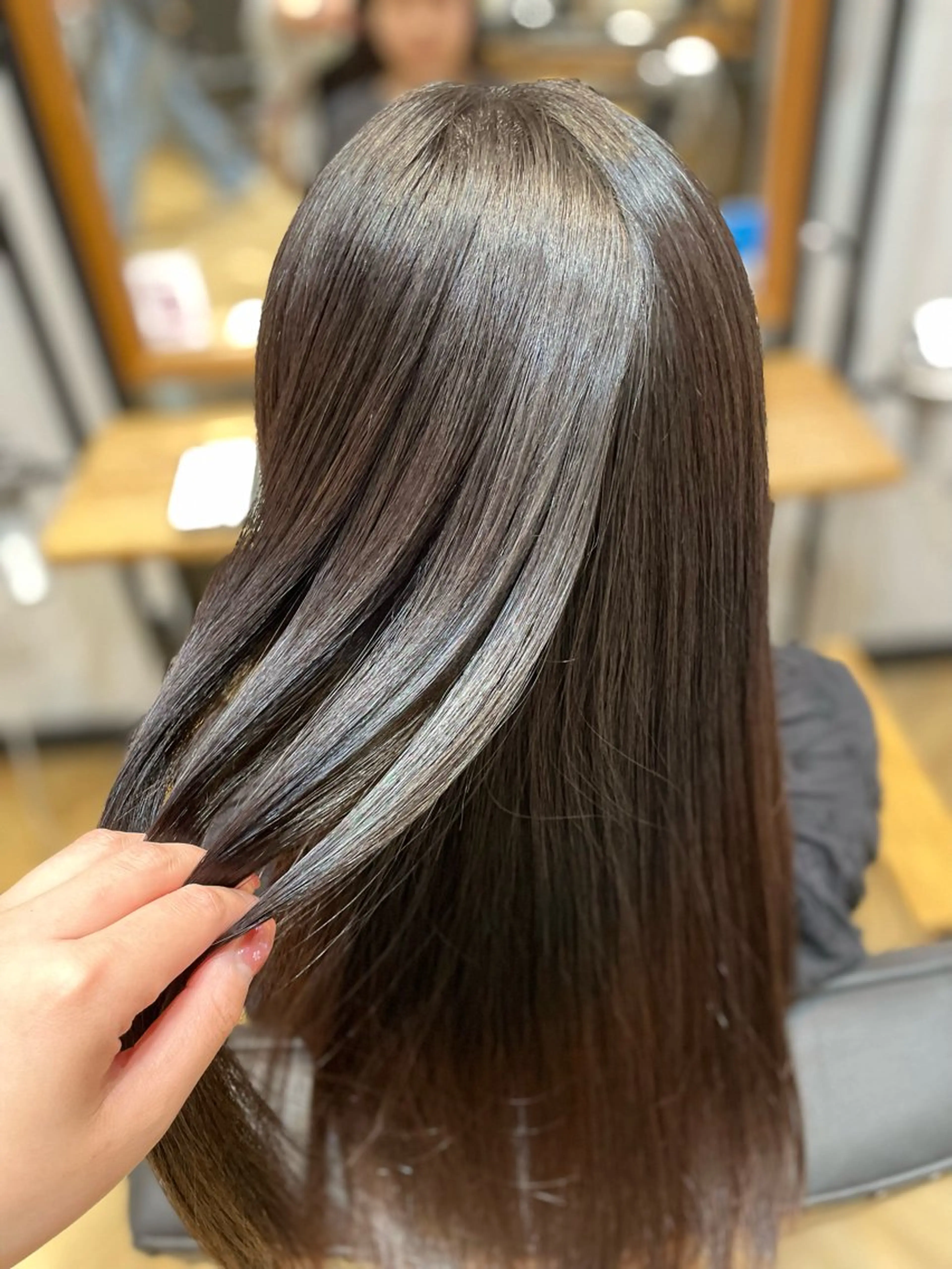 ロング 縮毛矯正 縮毛矯正 トリートメント 望恵🌸 韓国🇰🇷スタイルのヘアスタイル