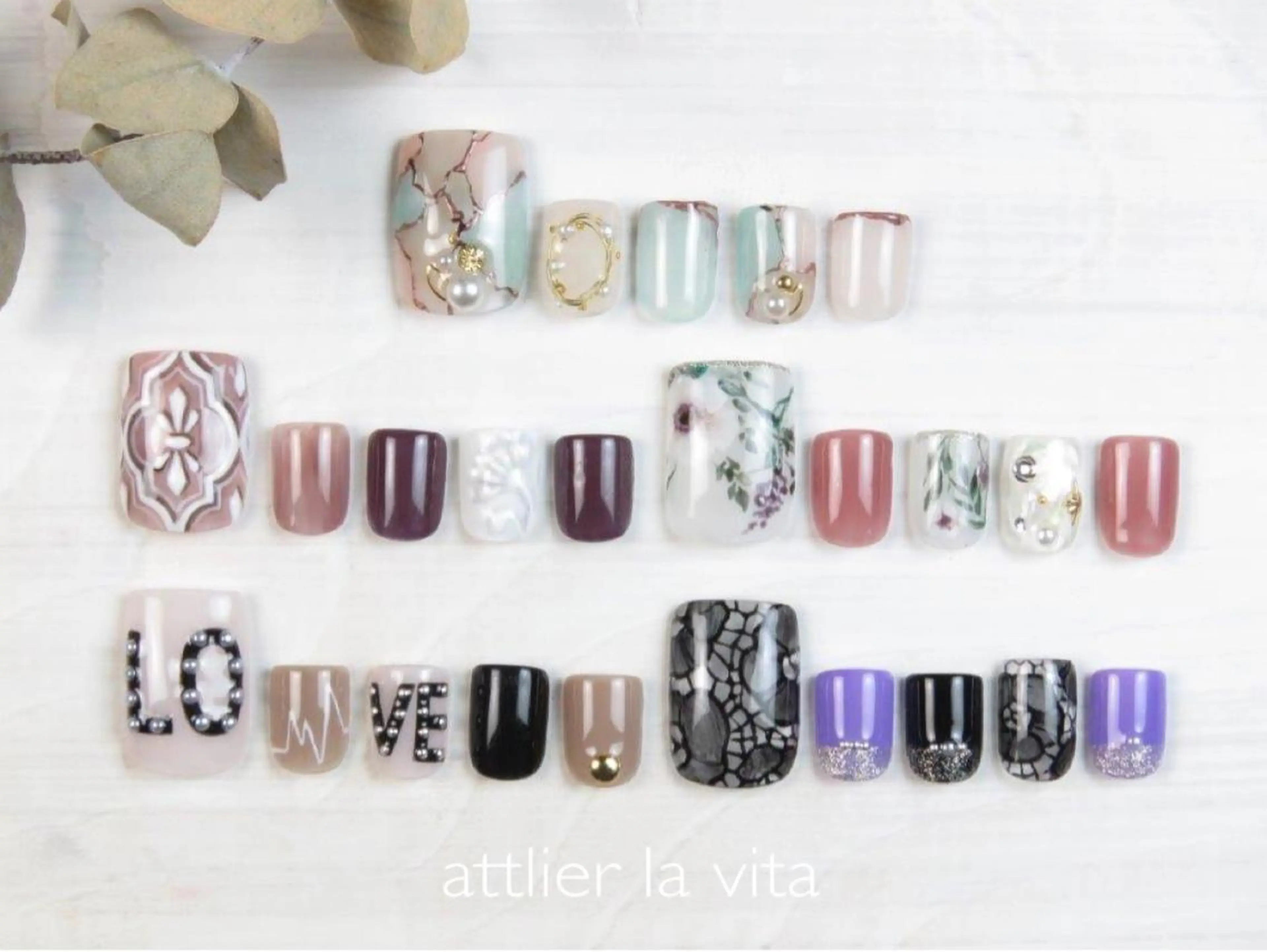 ネイル フットネイル atelier la vita所属・lavita. mimuraのネイルデザイン