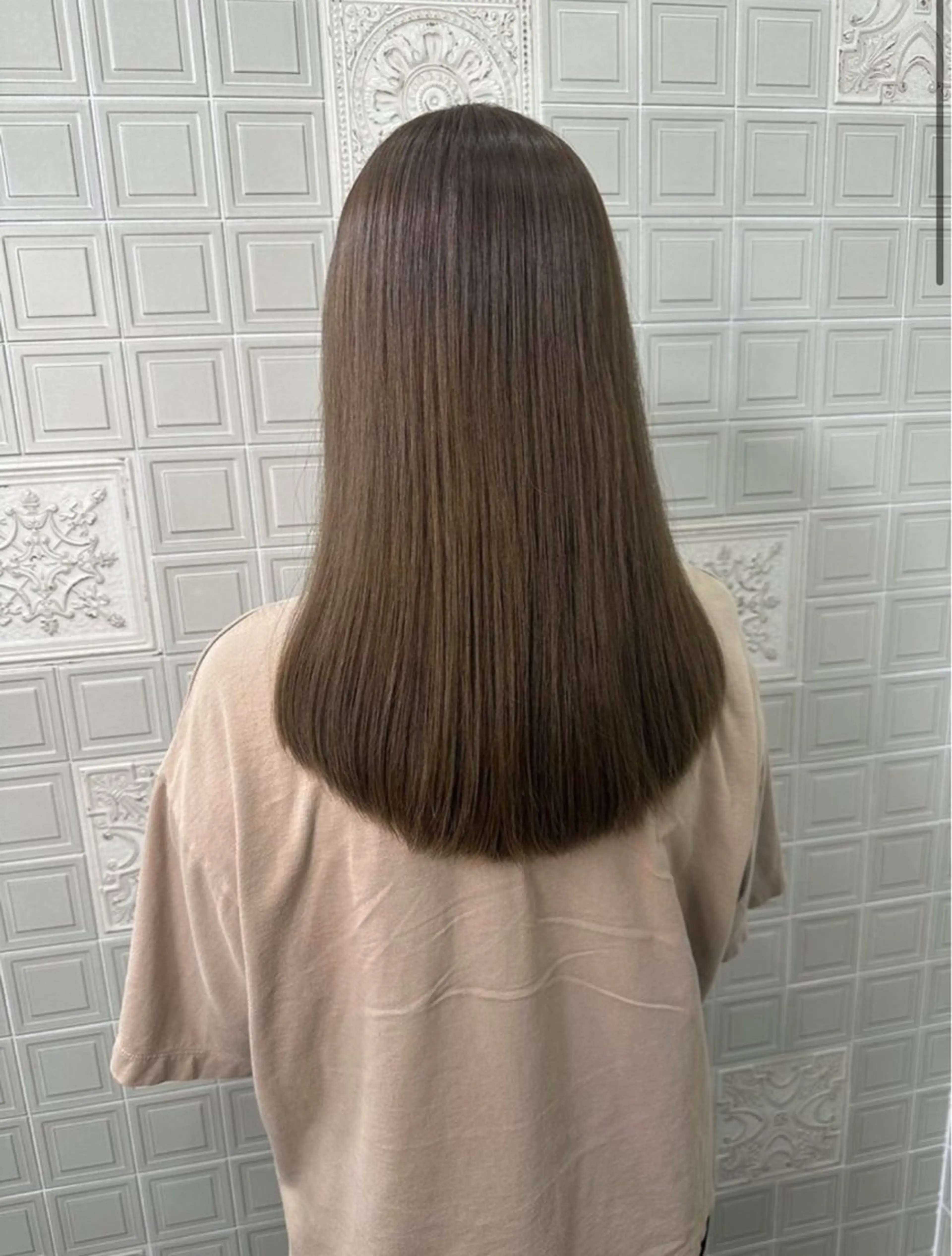 【⭐️ 透明感UP⭐️】【フルコース】カット＋縮毛矯正+ヘアカラー+トリートメントの写真