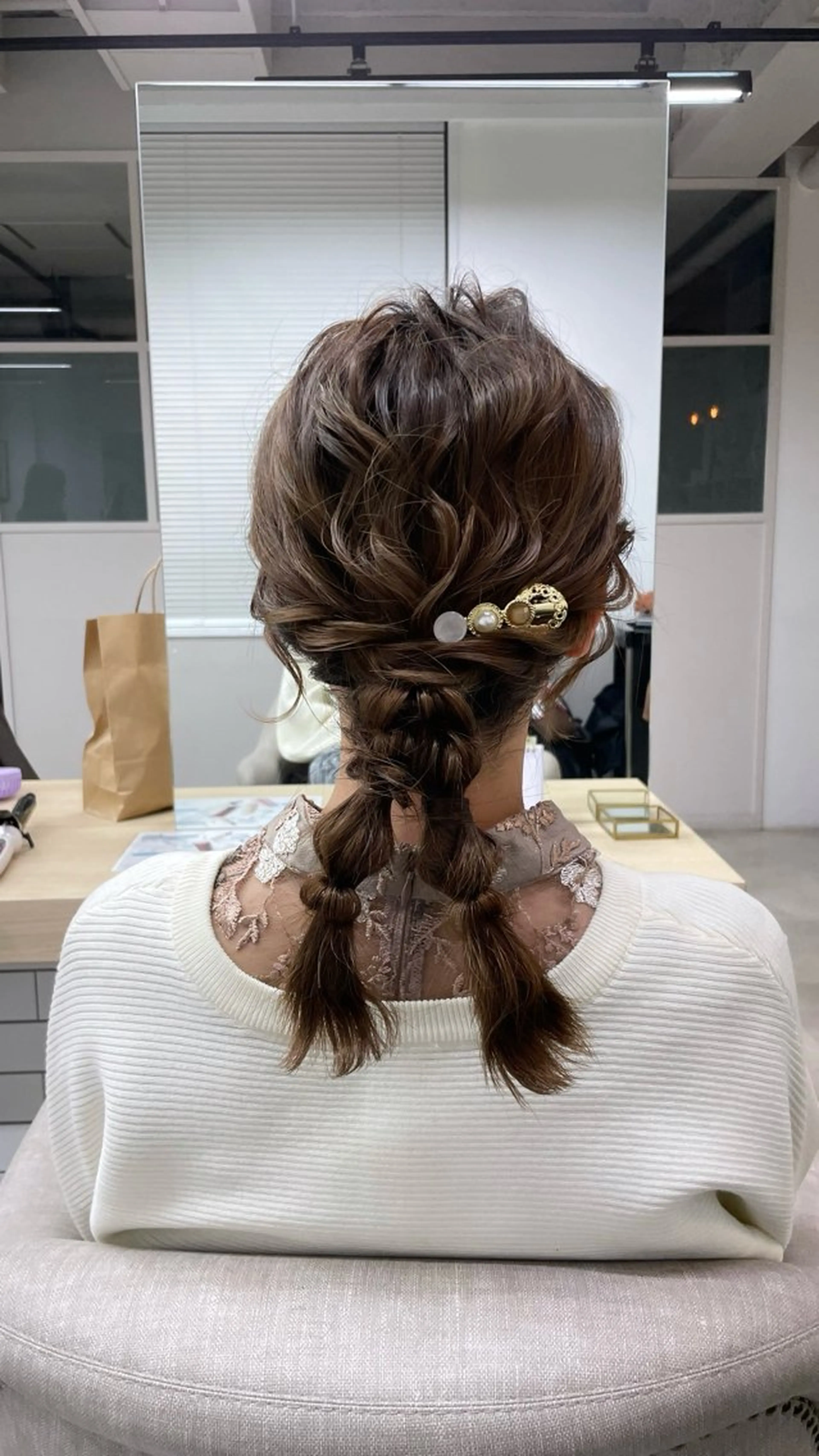 🎀イベントや結婚式に🎀ヘアアレンジ🧸🩰の写真