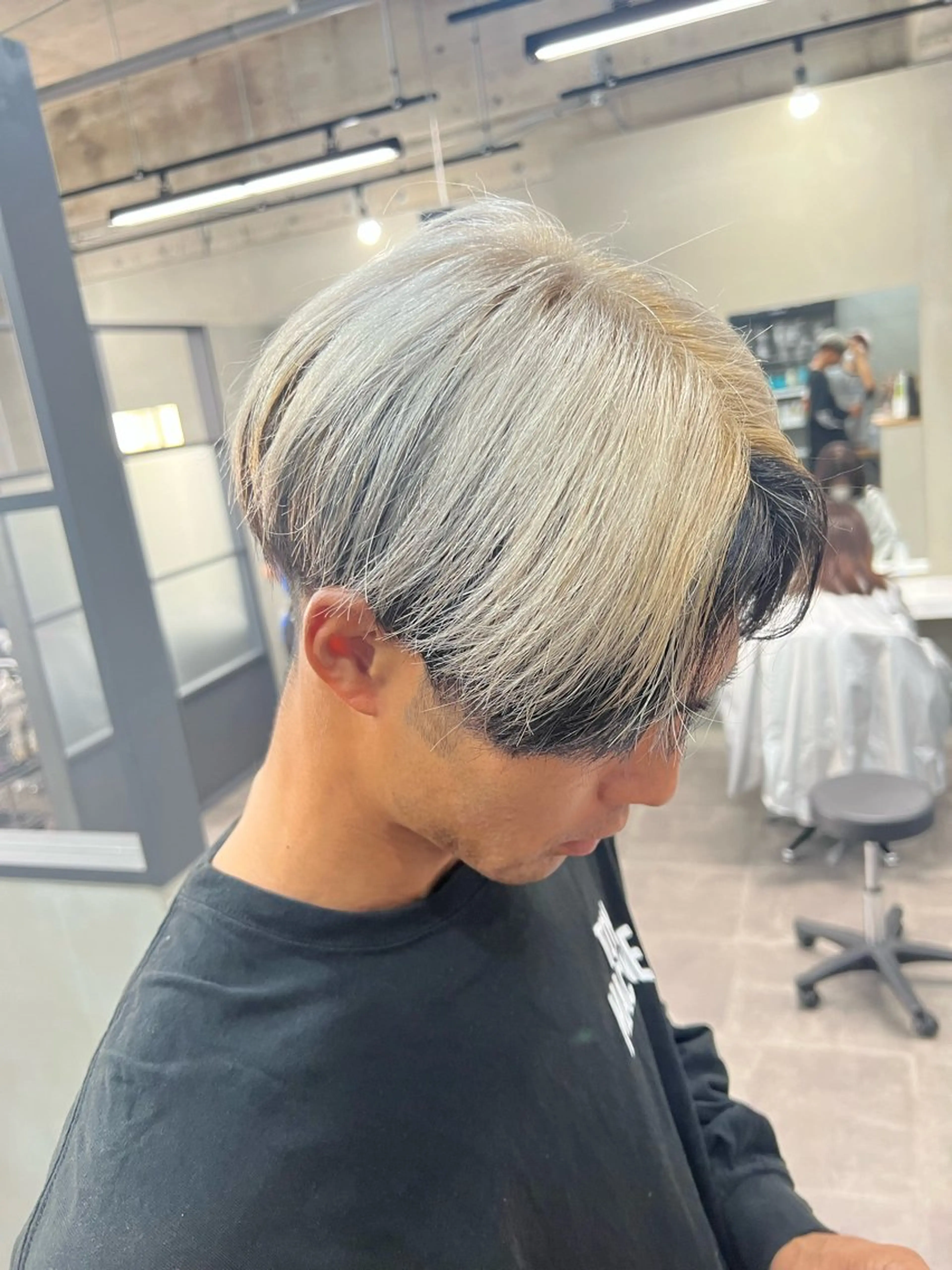 ロング メンズ メンズブリーチ 小顔カット/髪質改善 /  店長 河井雄貴のヘアスタイル