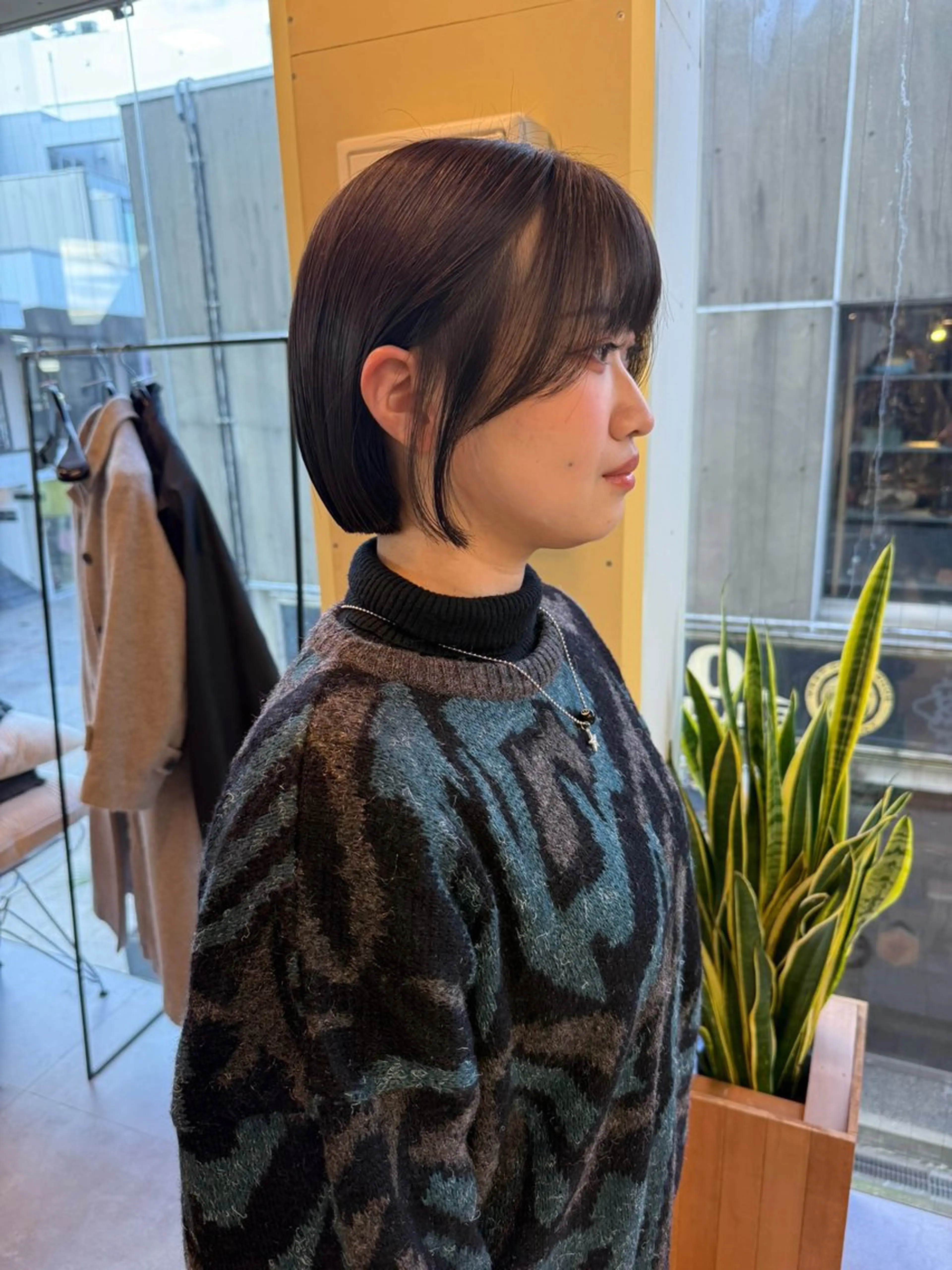 ショート カラー カット ヘアカラー トリートメント 伶風/ボブ/ ヘーゼルベージュのヘアスタイル