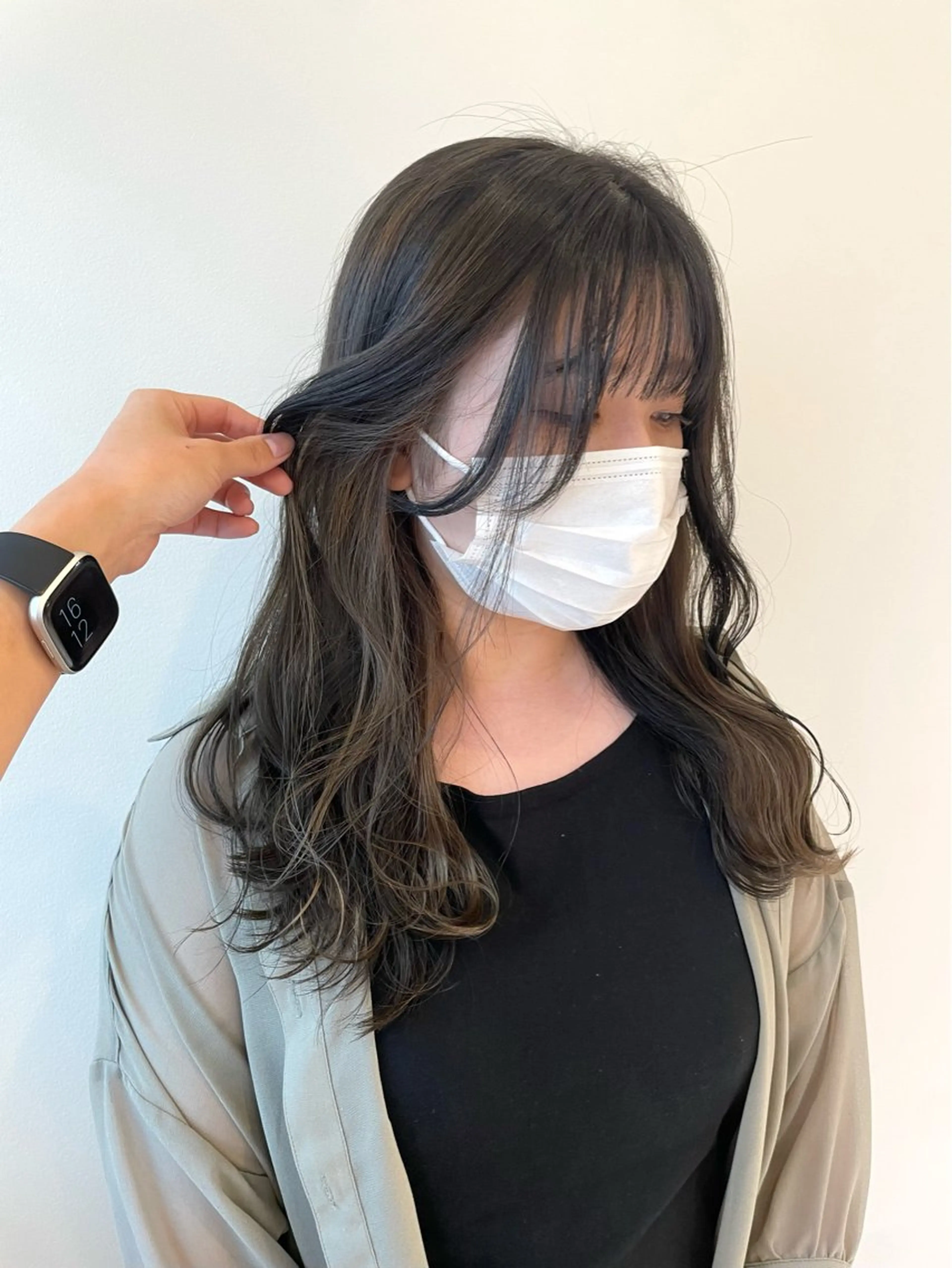 セミロング カラー Osoko Hiyoriのヘアスタイル