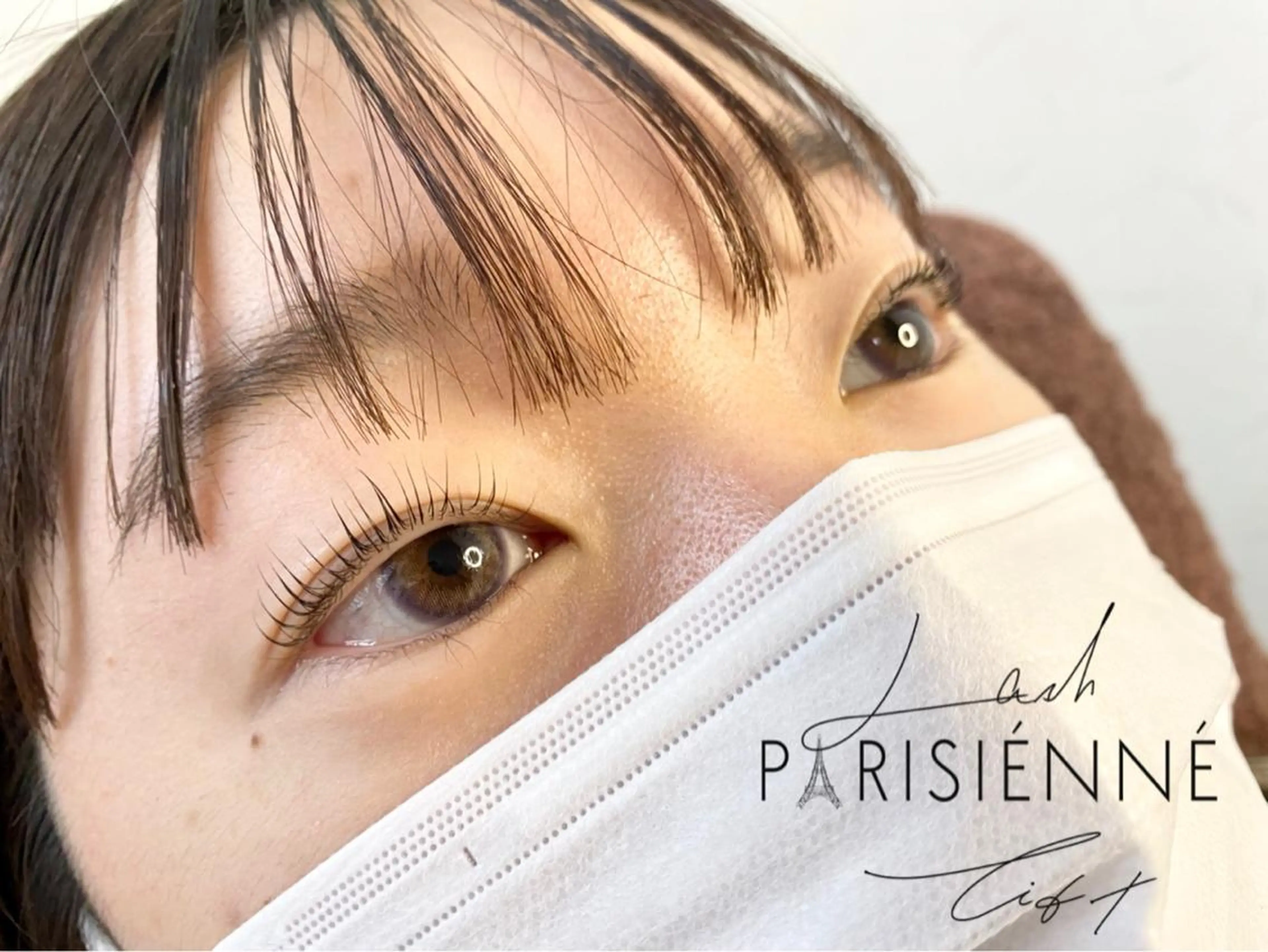 ショート ヘアアレンジ マツエク・マツパ パリジェンヌラッシュリフト 一重×まつ毛パーマ 鈴木 沙羅のマツエク・マツパデザイン