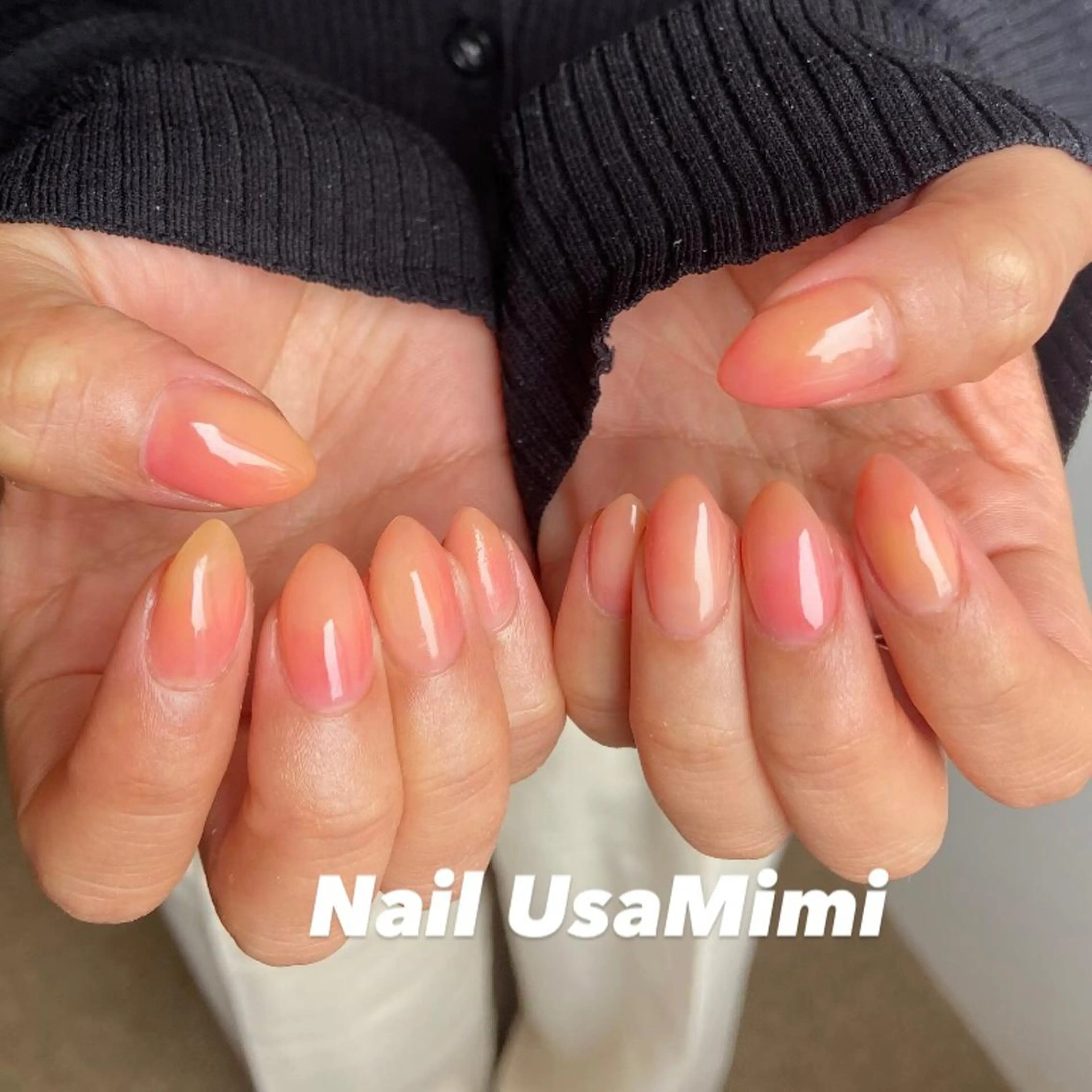 ネイル フットネイル ジェルネイル マグネットネイル 持ち込み ニュアンスネイル 本町ネイルNail UsaMimiのネイルデザイン