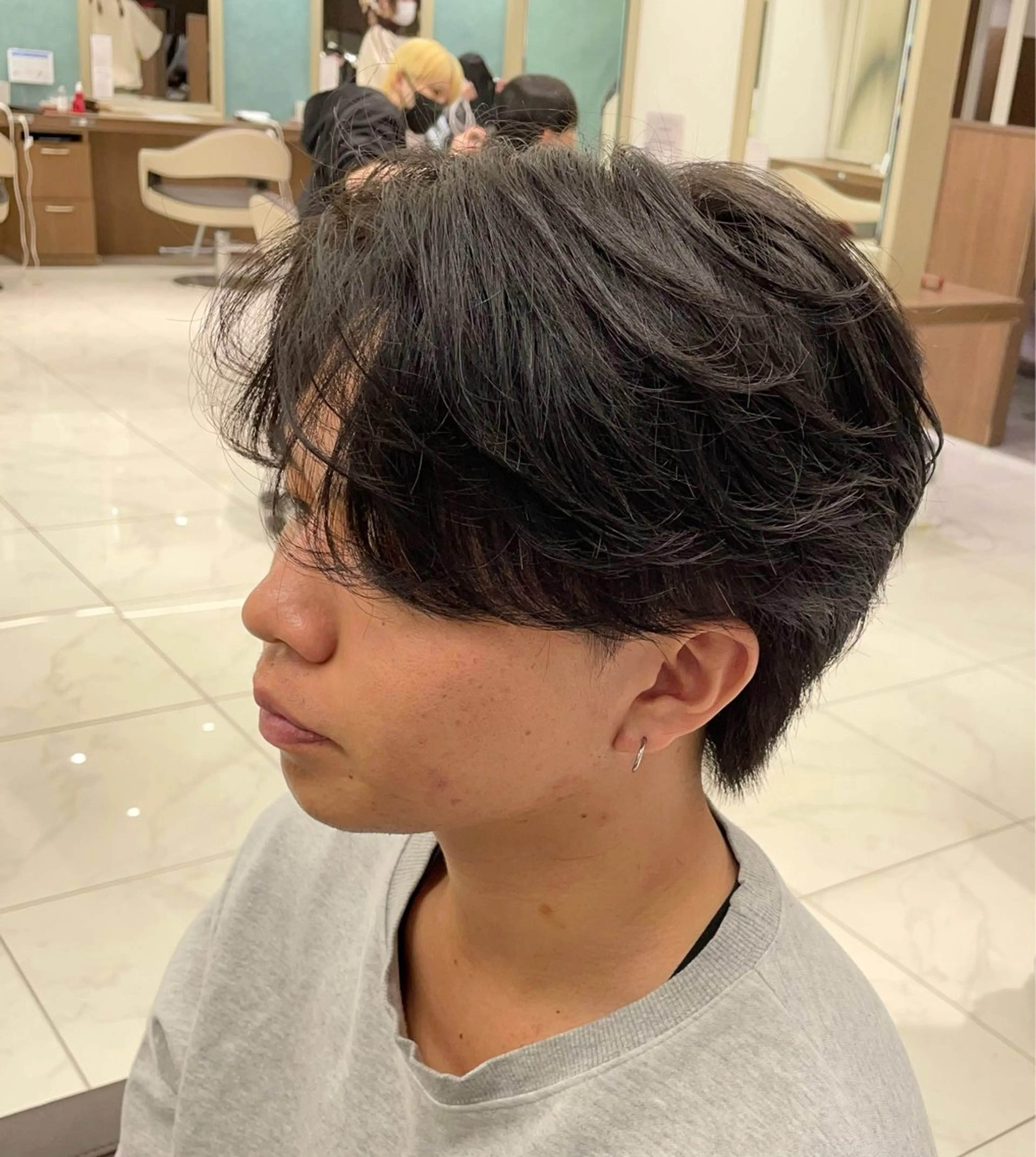 ショート パーマ メンズ カット パーマ 【メンズ特化】 池田大成✂︎のヘアスタイル