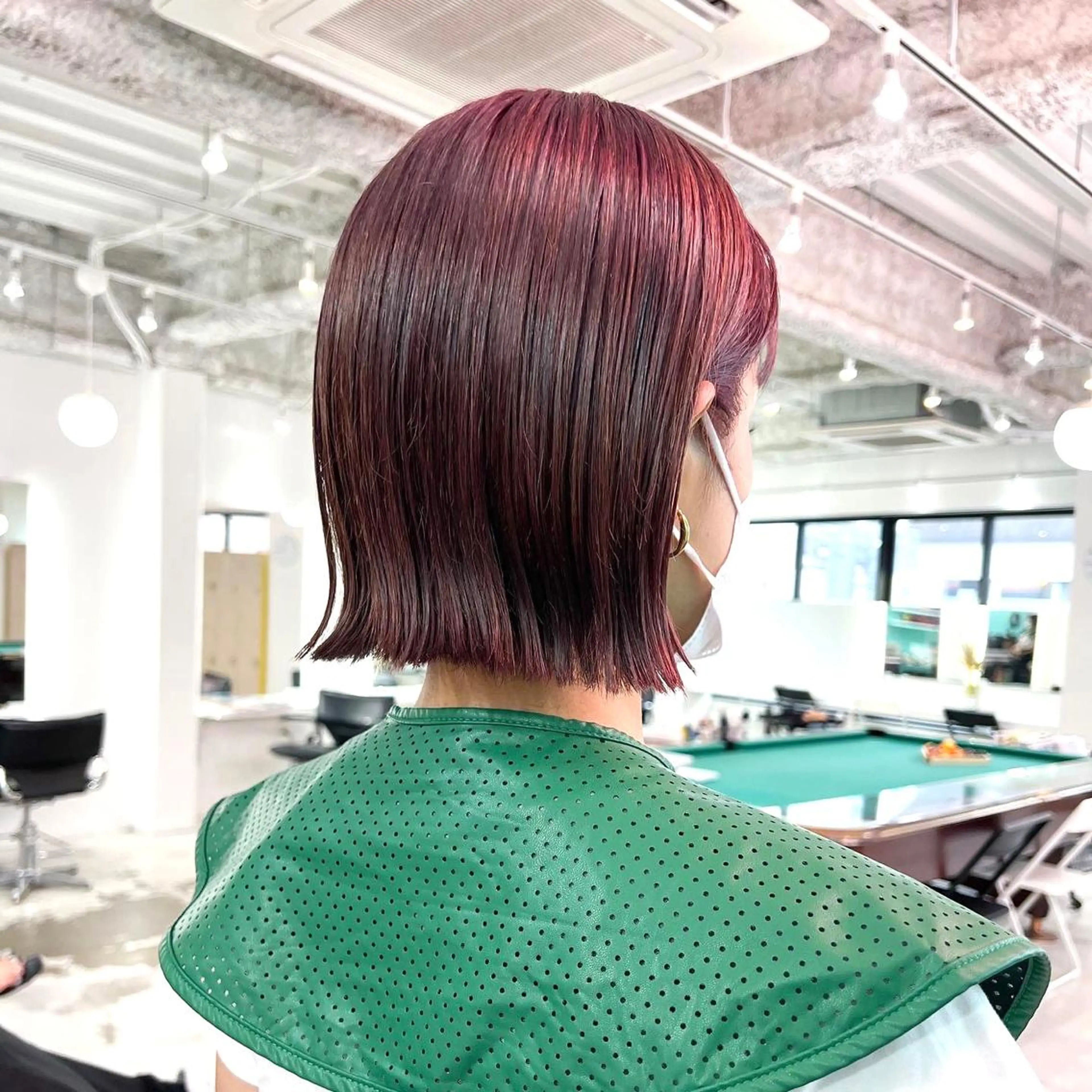 ショート カラー ヘアカラー トリートメント トレンドボブ /ミリヤのヘアスタイル