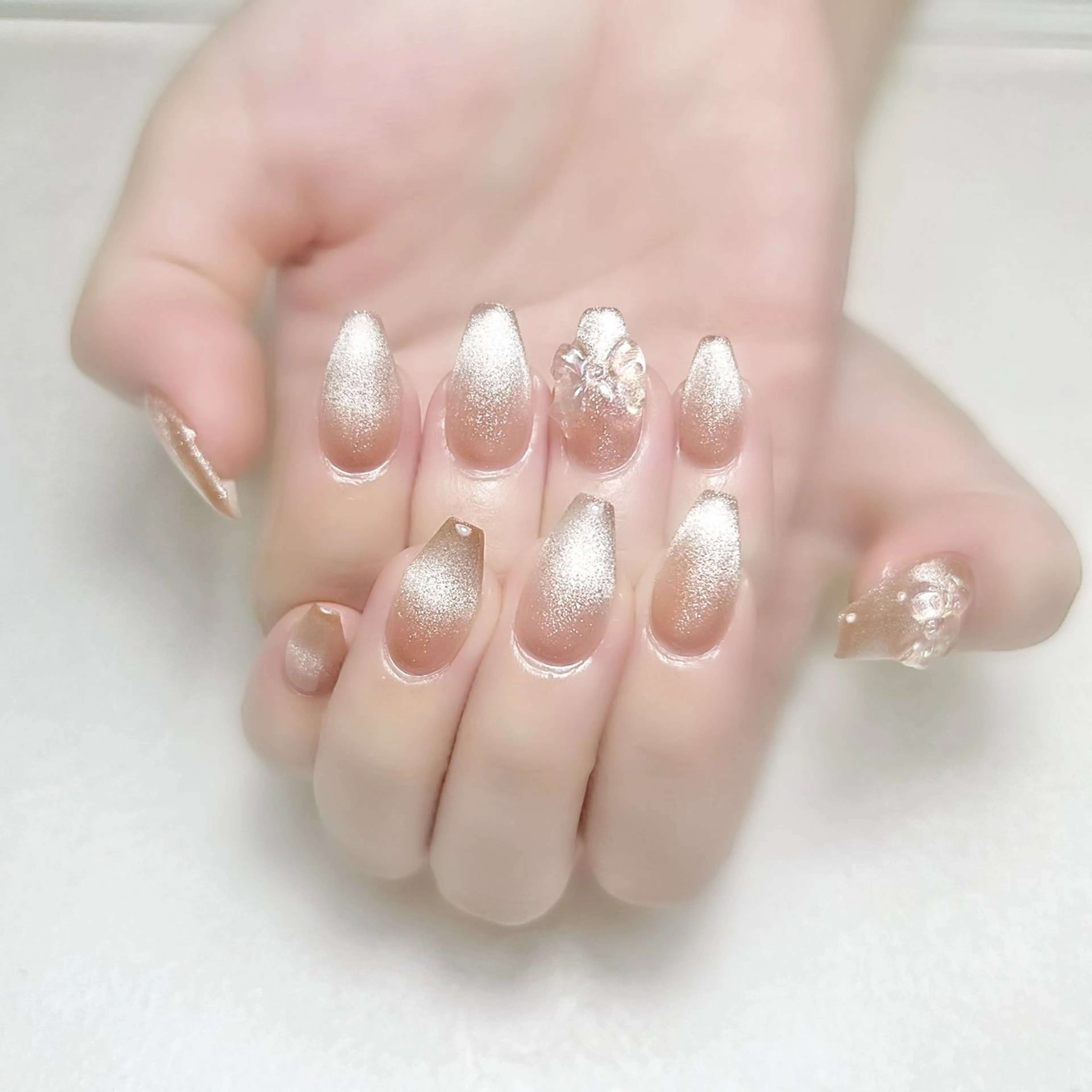 ネイル マグネットネイル オフィスネイル ワンカラーネイル rouse nail RISATOのネイルデザイン