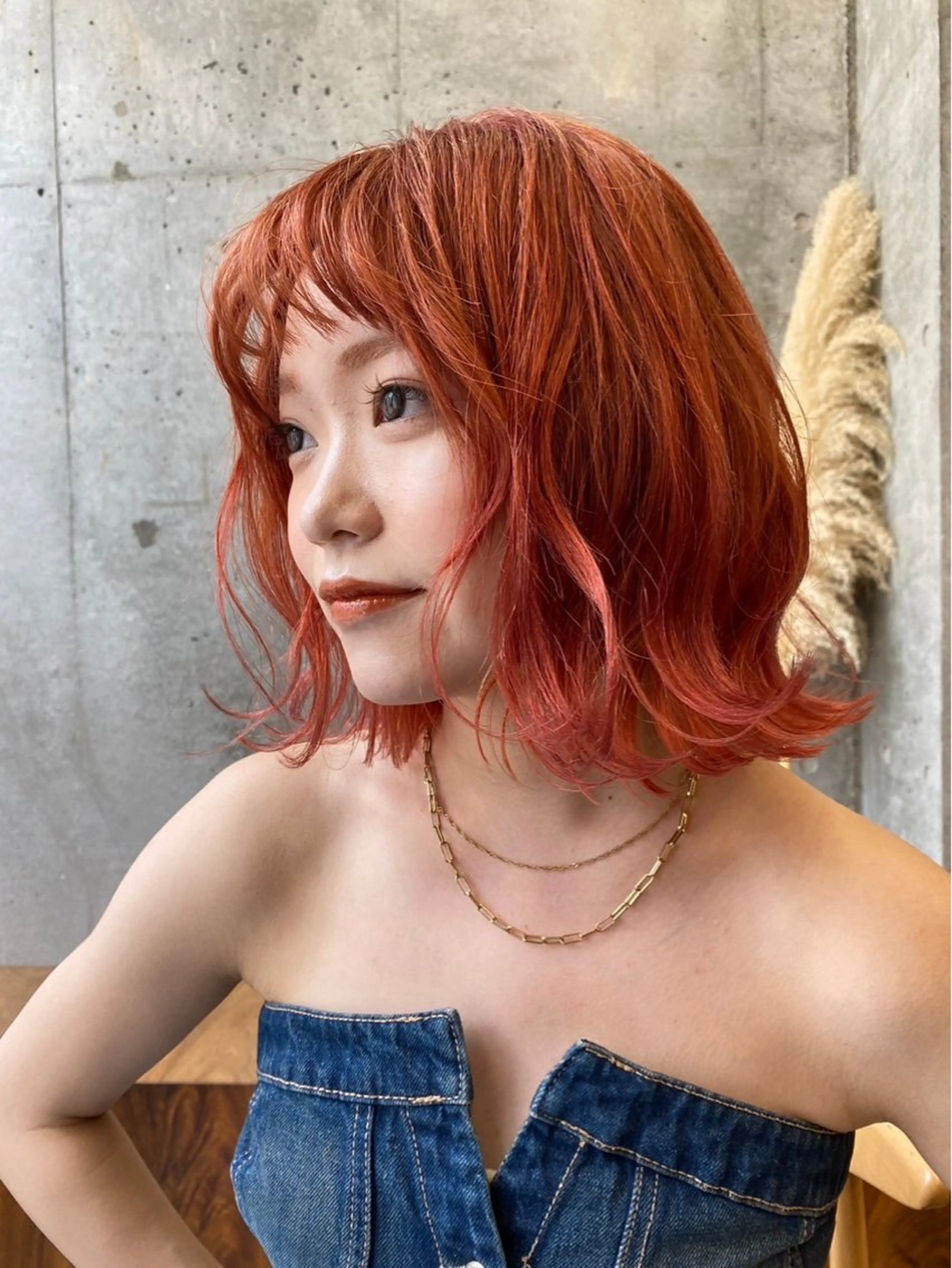 カラー 阿久津真衣 似合わせカットのヘアスタイル