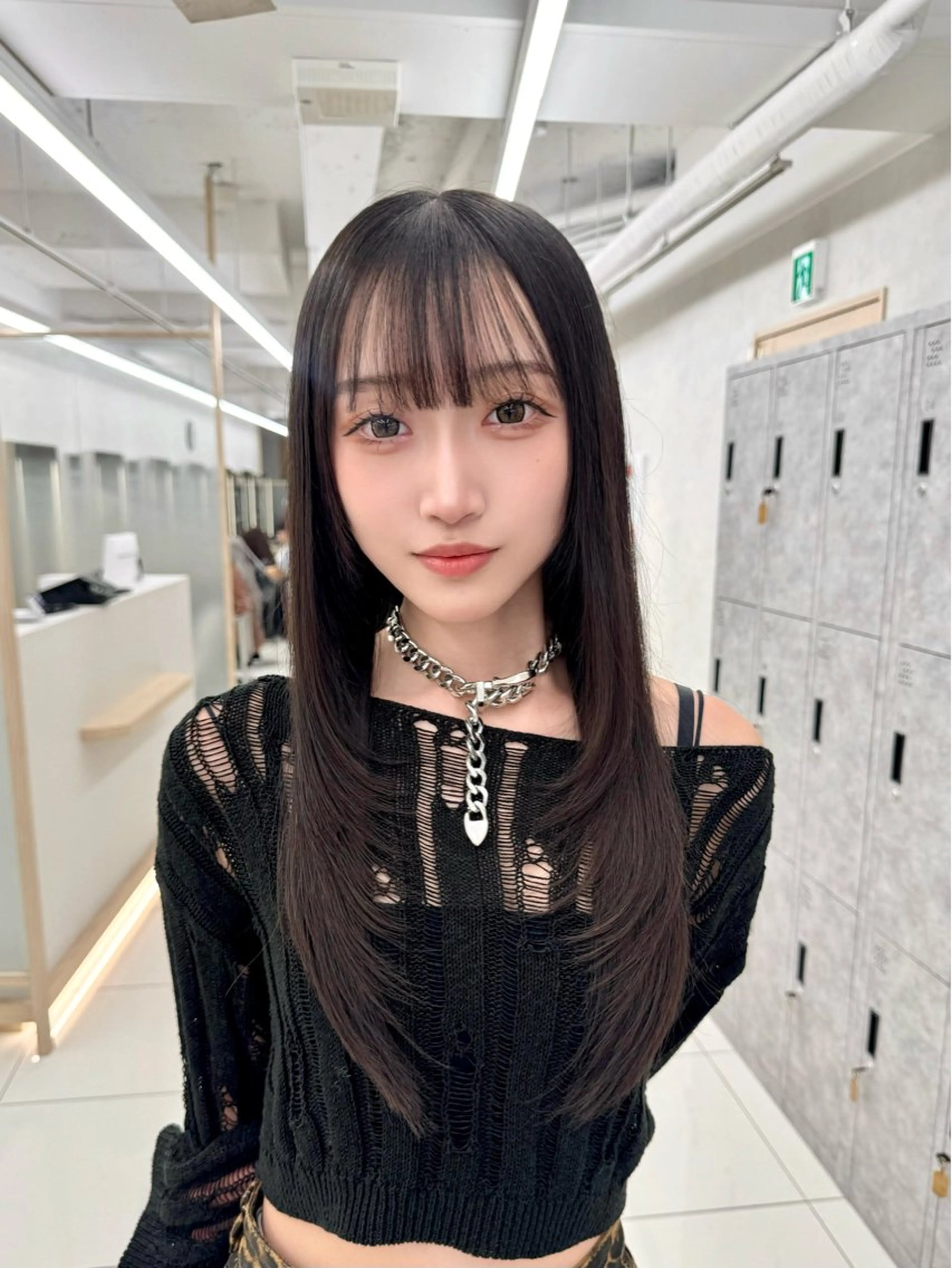 ロング レイヤー/韓国/ 顔周り/しんやのヘアスタイル