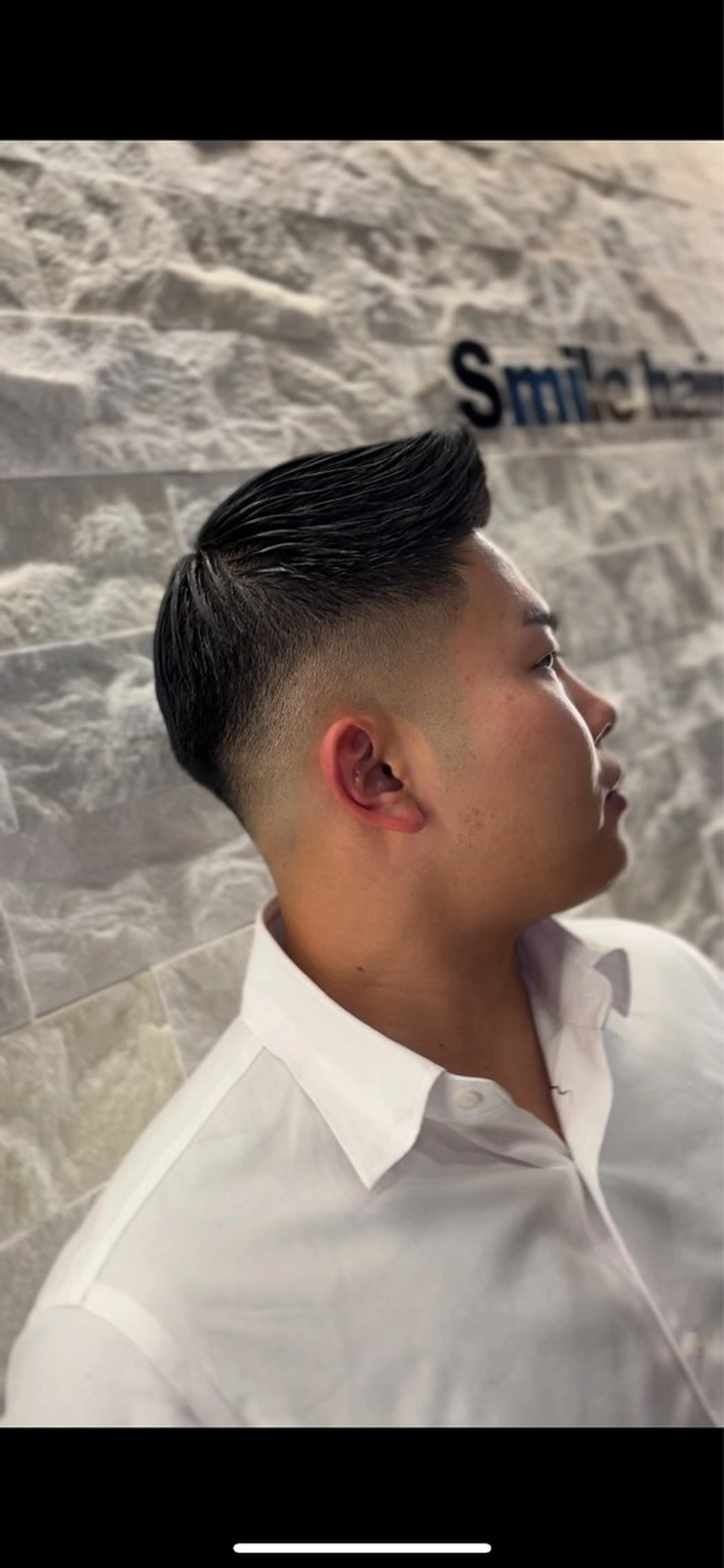 ショート メンズ フェードカット Smail Hair 大森店所属・安立 玲於のヘアスタイル