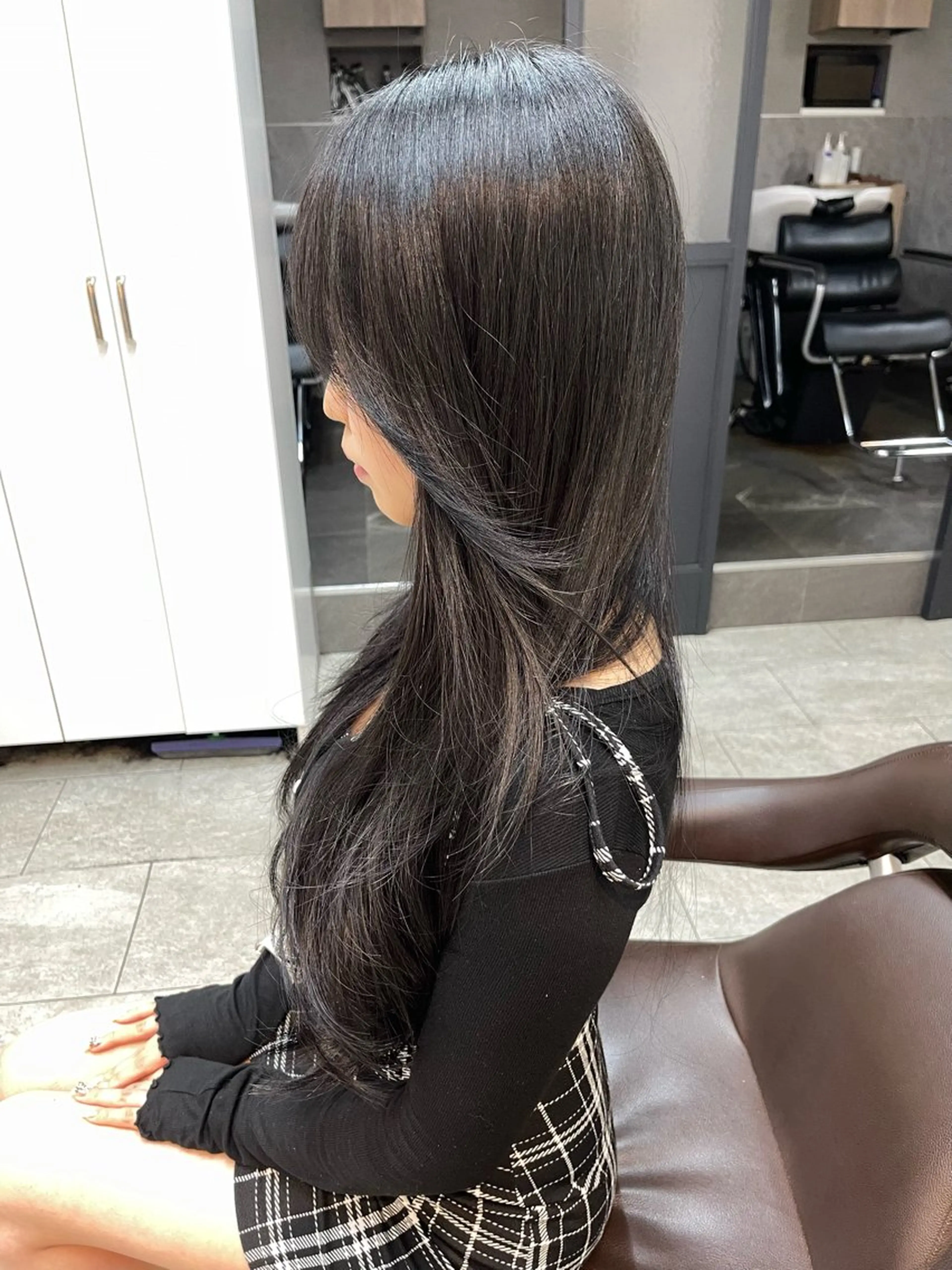 ロング neaf六本木所属・韓国風レイヤー ショート/犬塚 優介のヘアスタイル