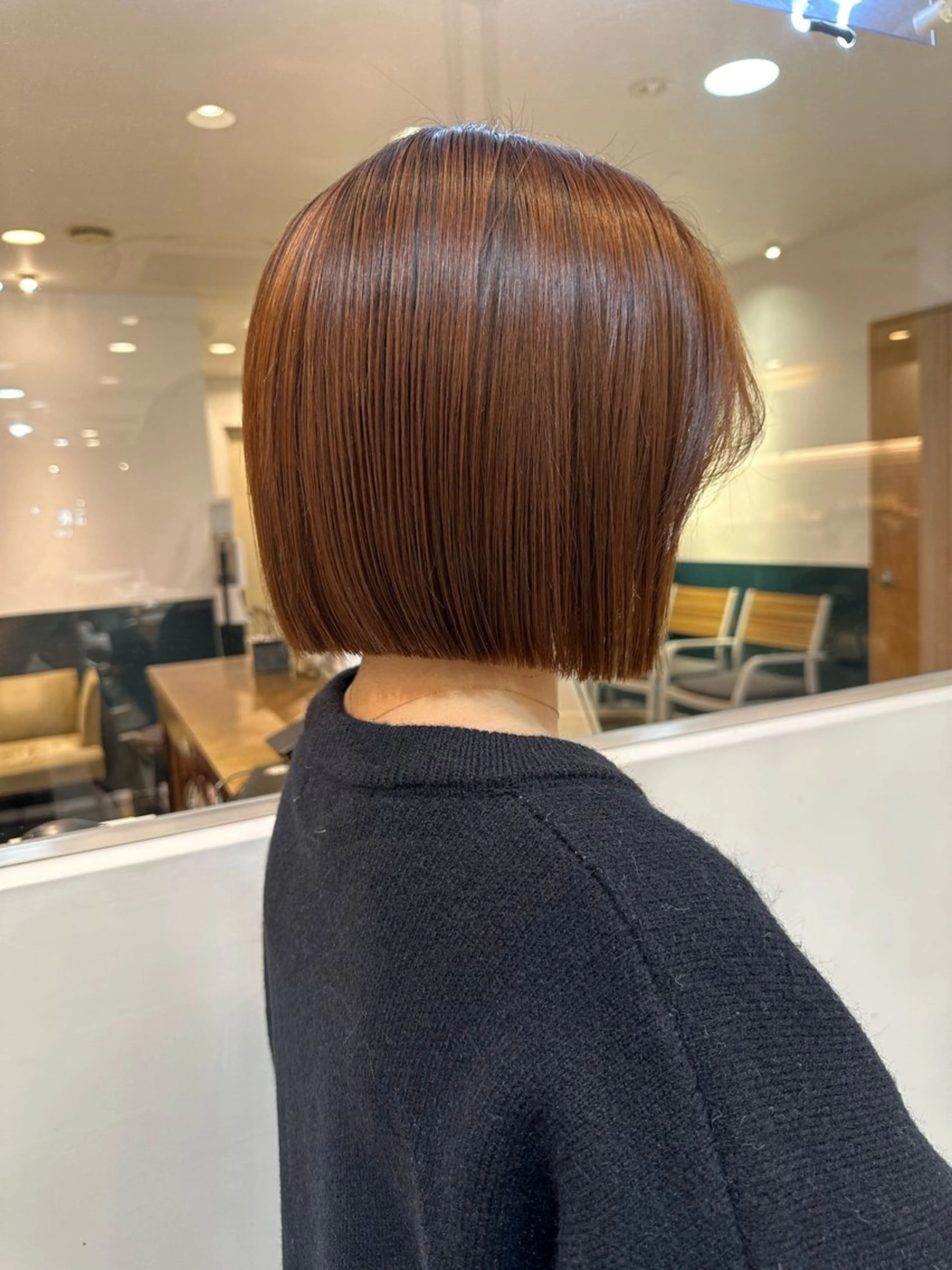 ショート 切りっぱなしボブ ボブ カット junks所属・ジュリ@junks __juriのヘアスタイル