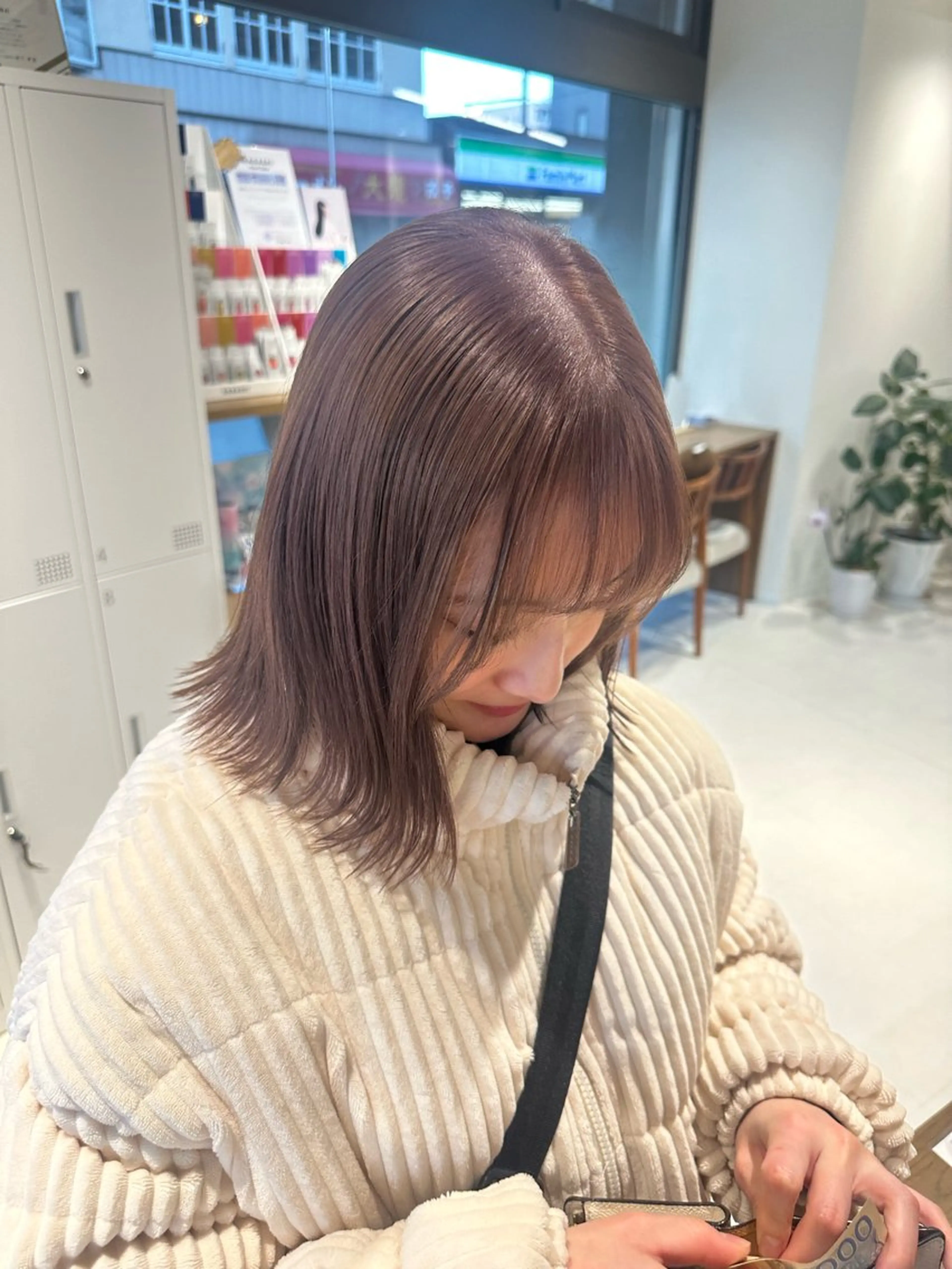 ミディアム カラー Liru:smart salon/茅ヶ崎のヘアスタイル