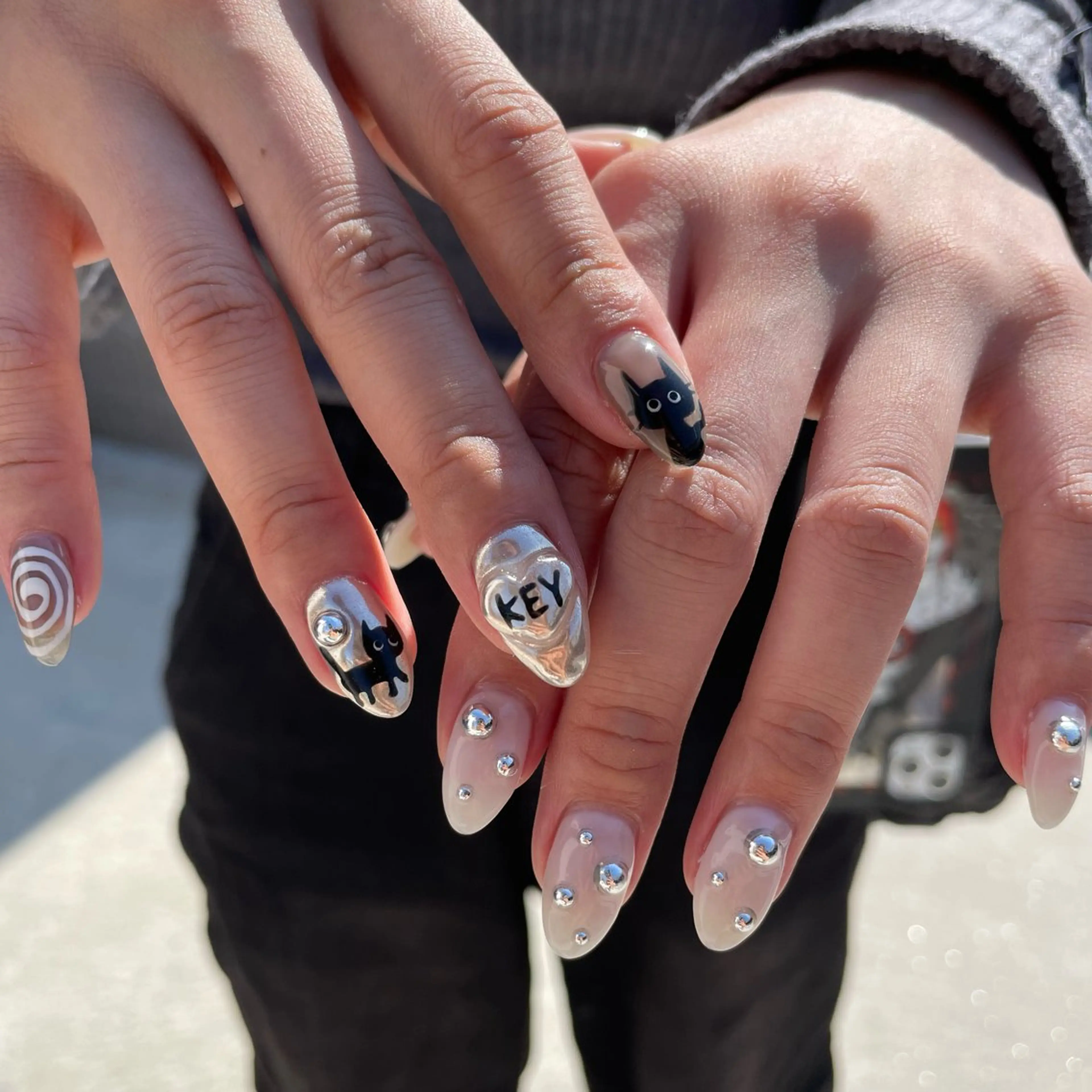 ネイル ハンドネイル Sea  nail by emaのネイルデザイン