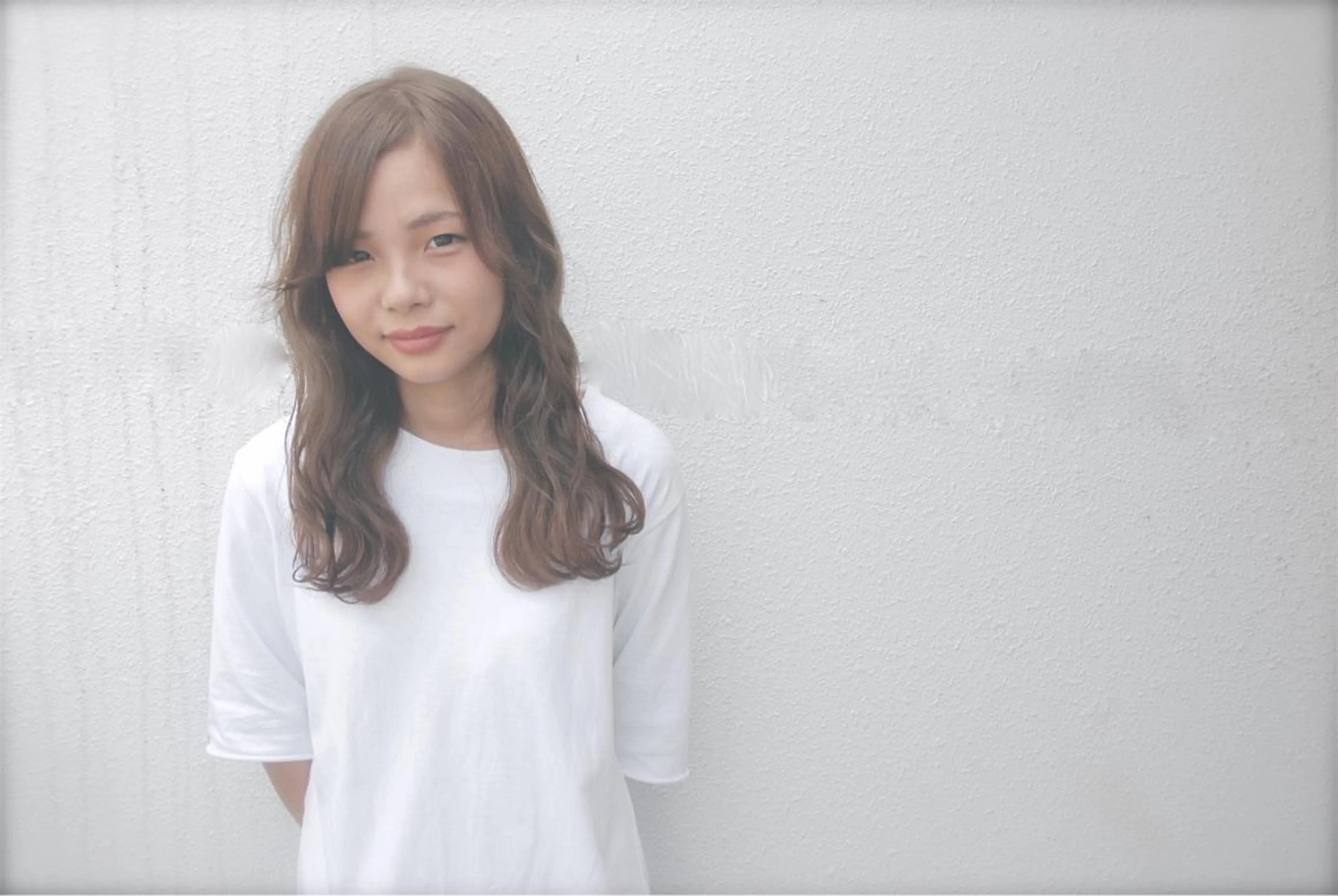 ロング カラー アッシュ ダブルカラー インナーカラー/天神 ブリーチ/吉田のヘアスタイル