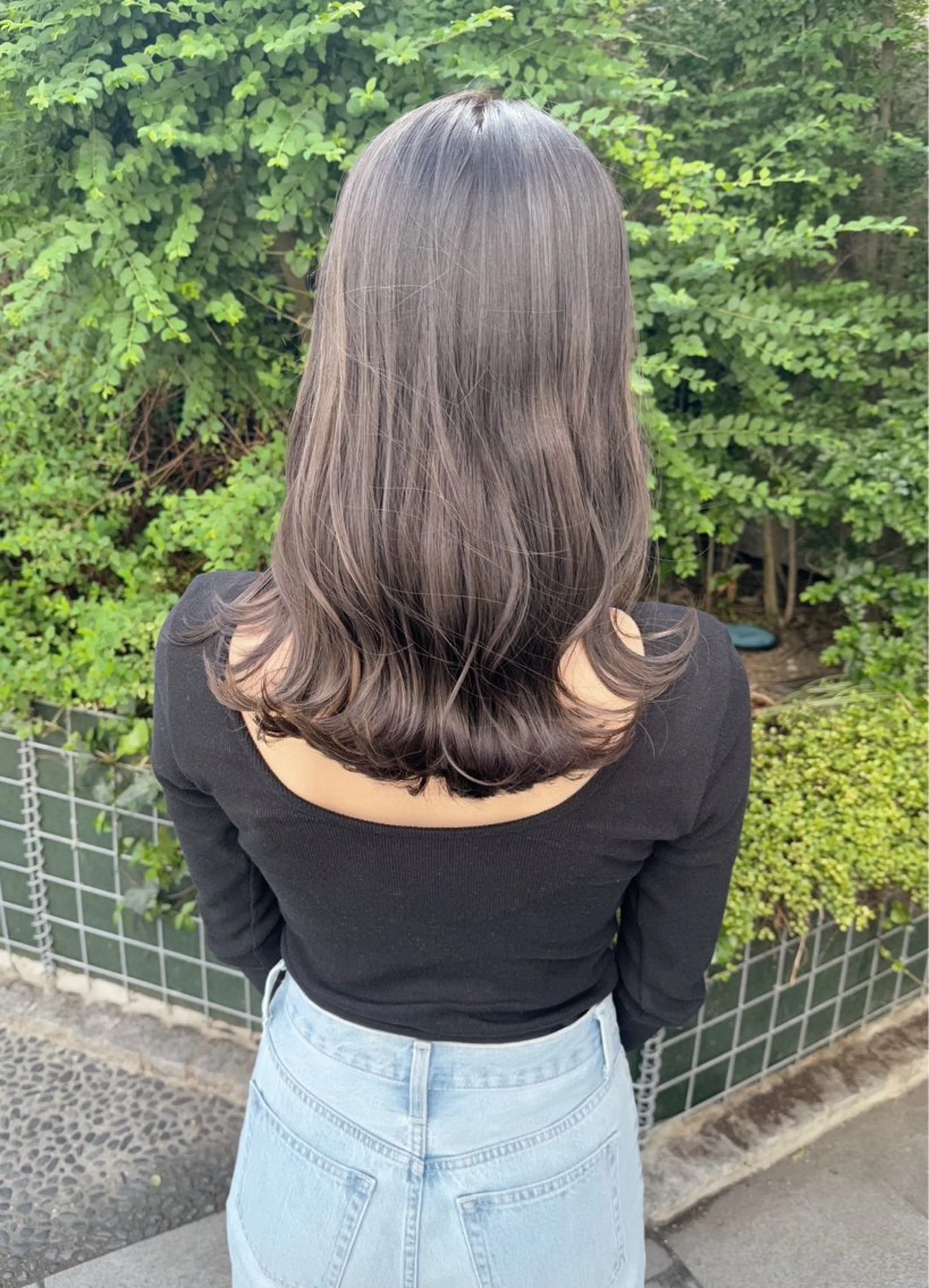 ロング カラー パーソナルカラー໒꒱ 顔タイプ/石塚わかなのヘアスタイル