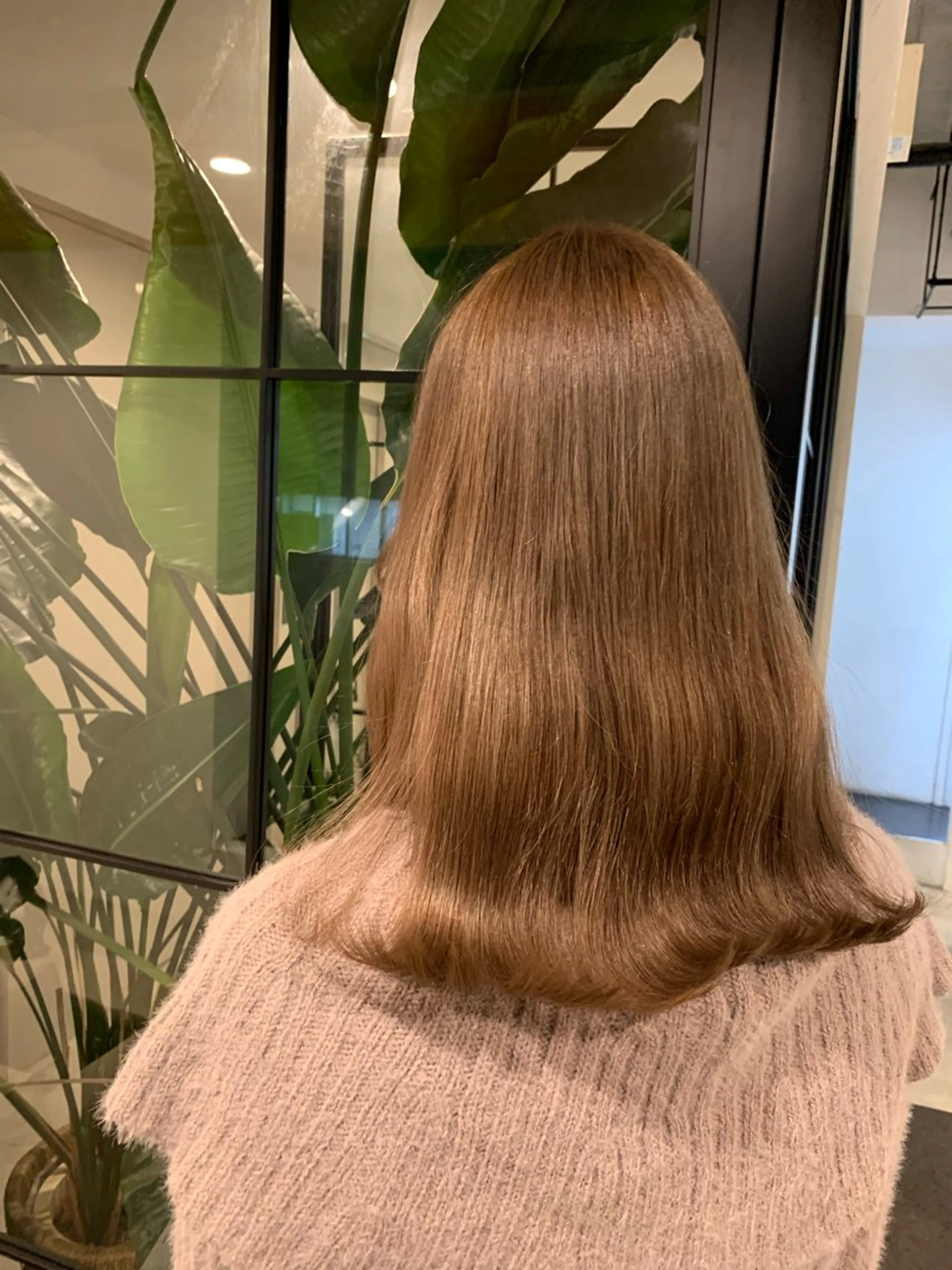 セミロング カラー ベージュカラー🌿 新潟駅/青木結月のヘアスタイル
