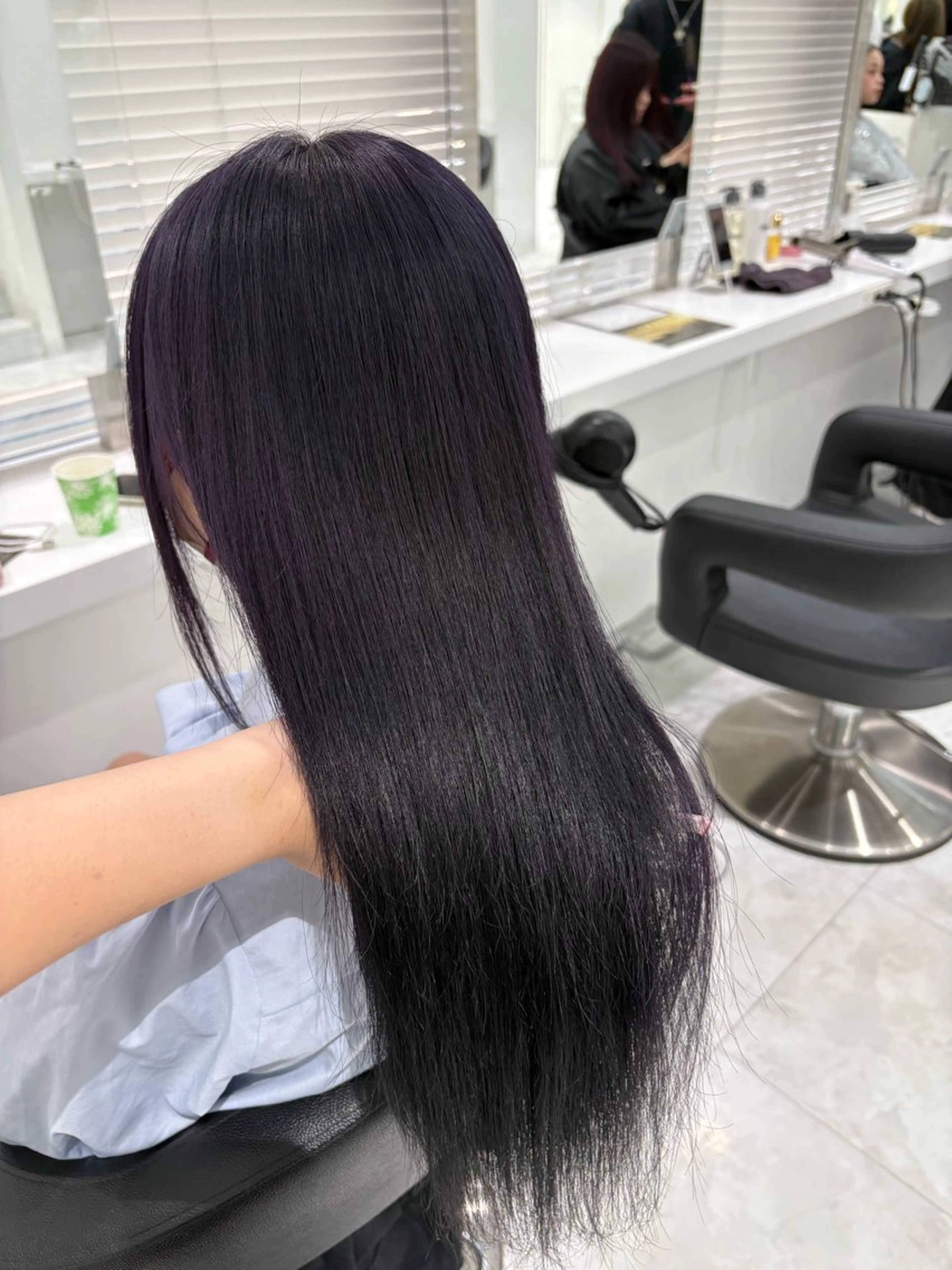 ロング カラー ヘアカラー 🤍ྀི透ける寒色 Cocoa🤍ྀིのヘアスタイル