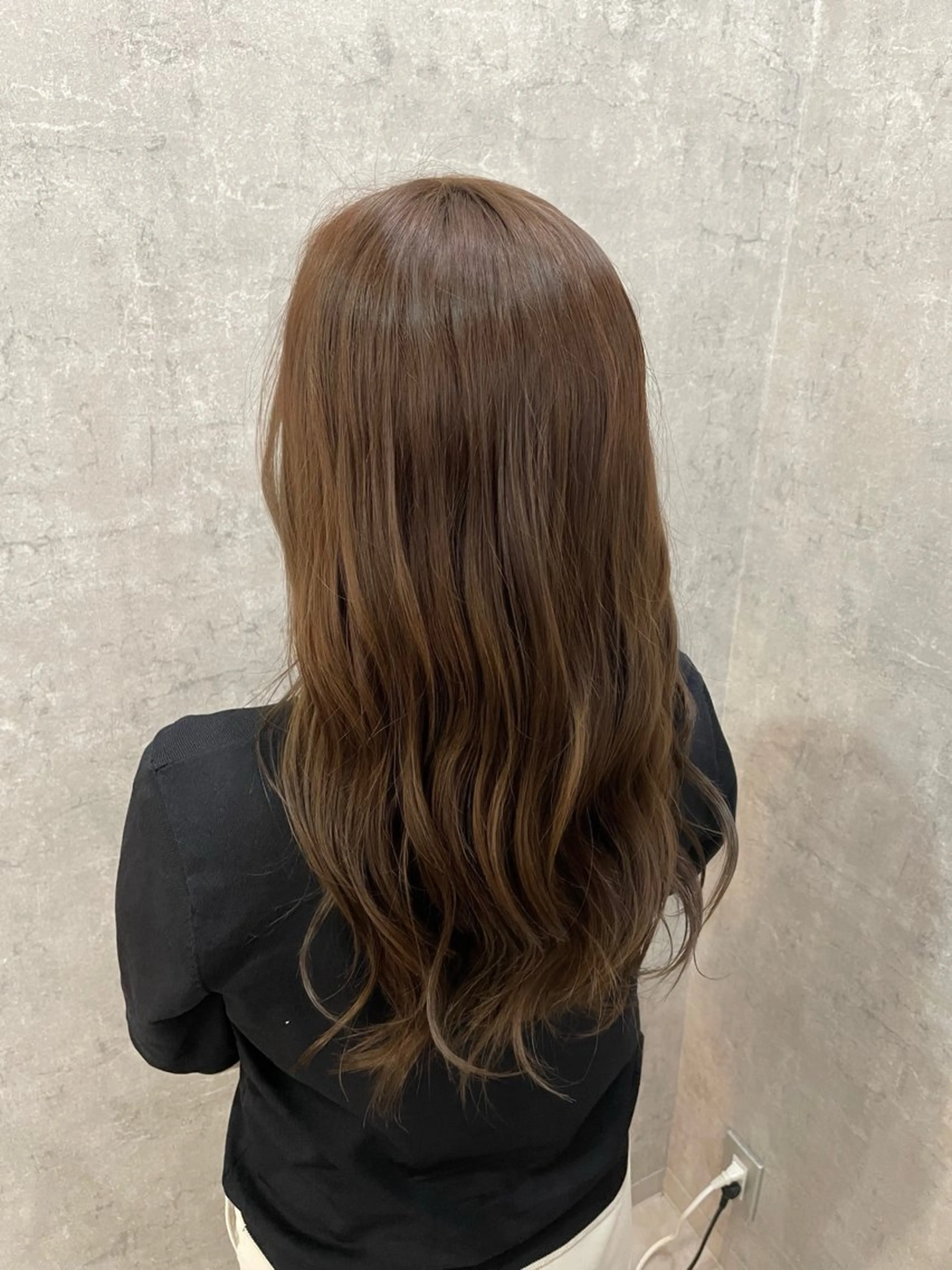 ロング 松下 美織のヘアスタイル