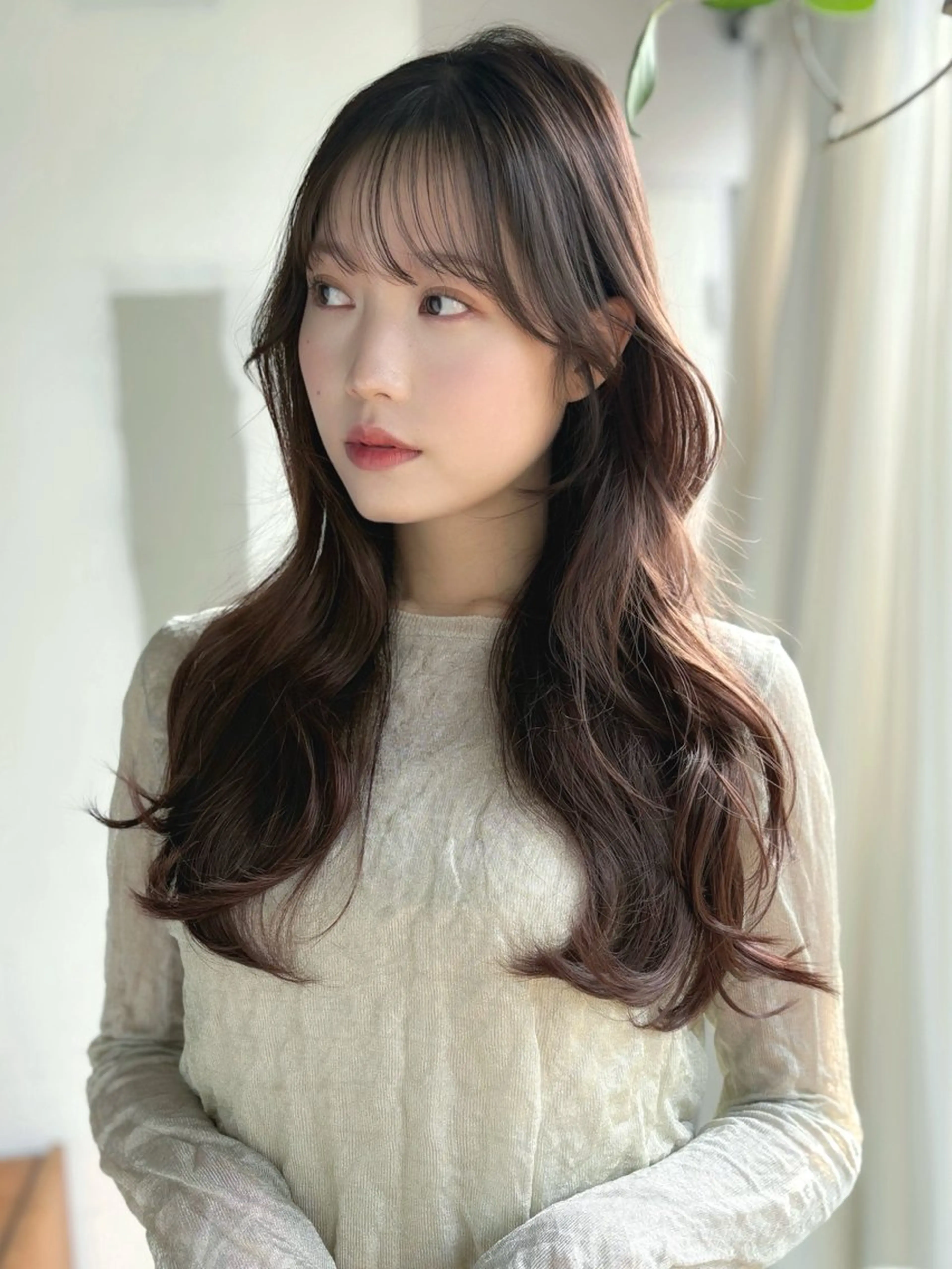 セミロング カット ヘアカラー AINANLY 明治神宮前店所属・似合わせレイヤー モテカラー🤍三科のヘアスタイル