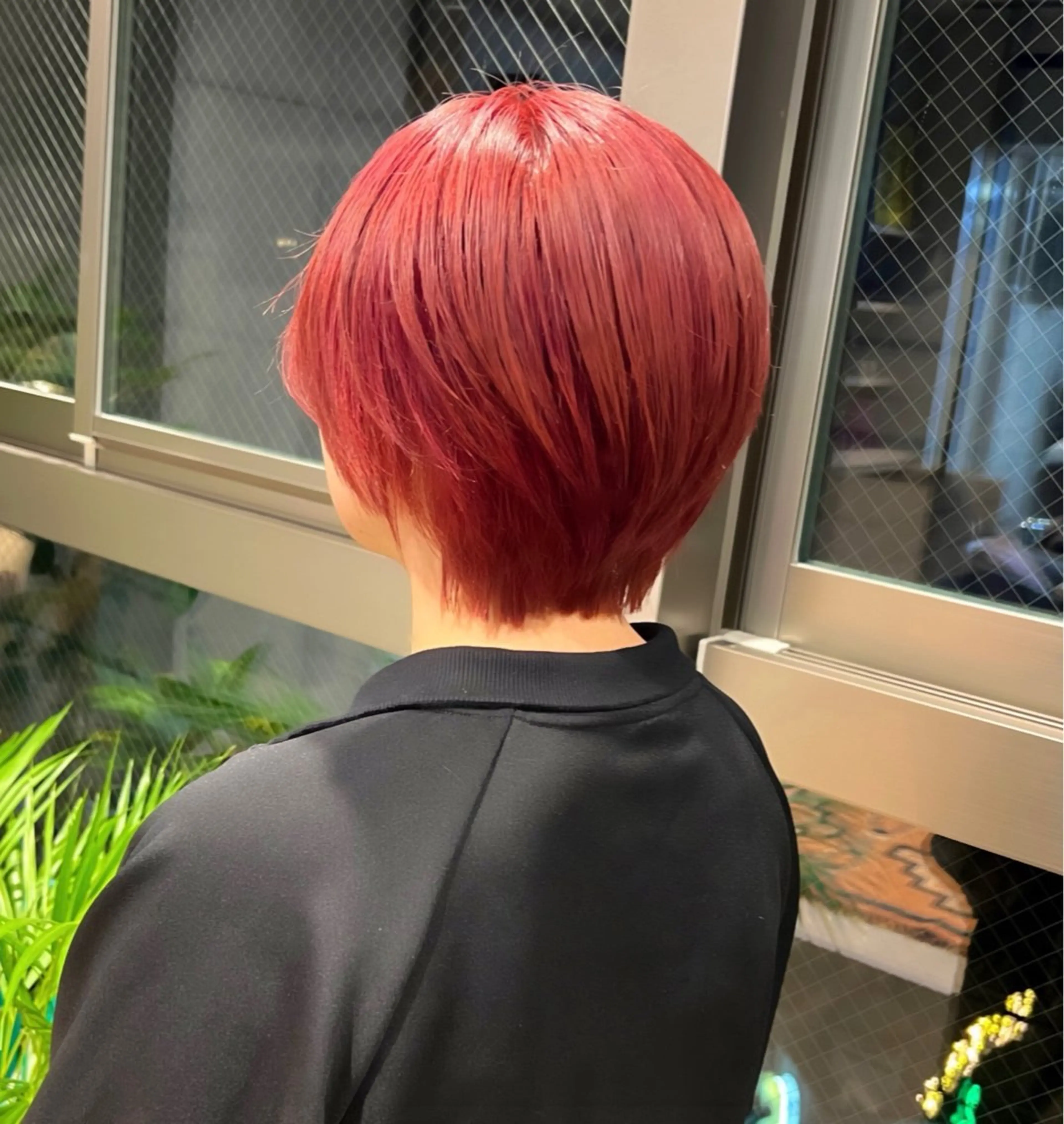 ショート カラー 透明感/血色カラー/ 似合せレイヤー/ゆいのヘアスタイル